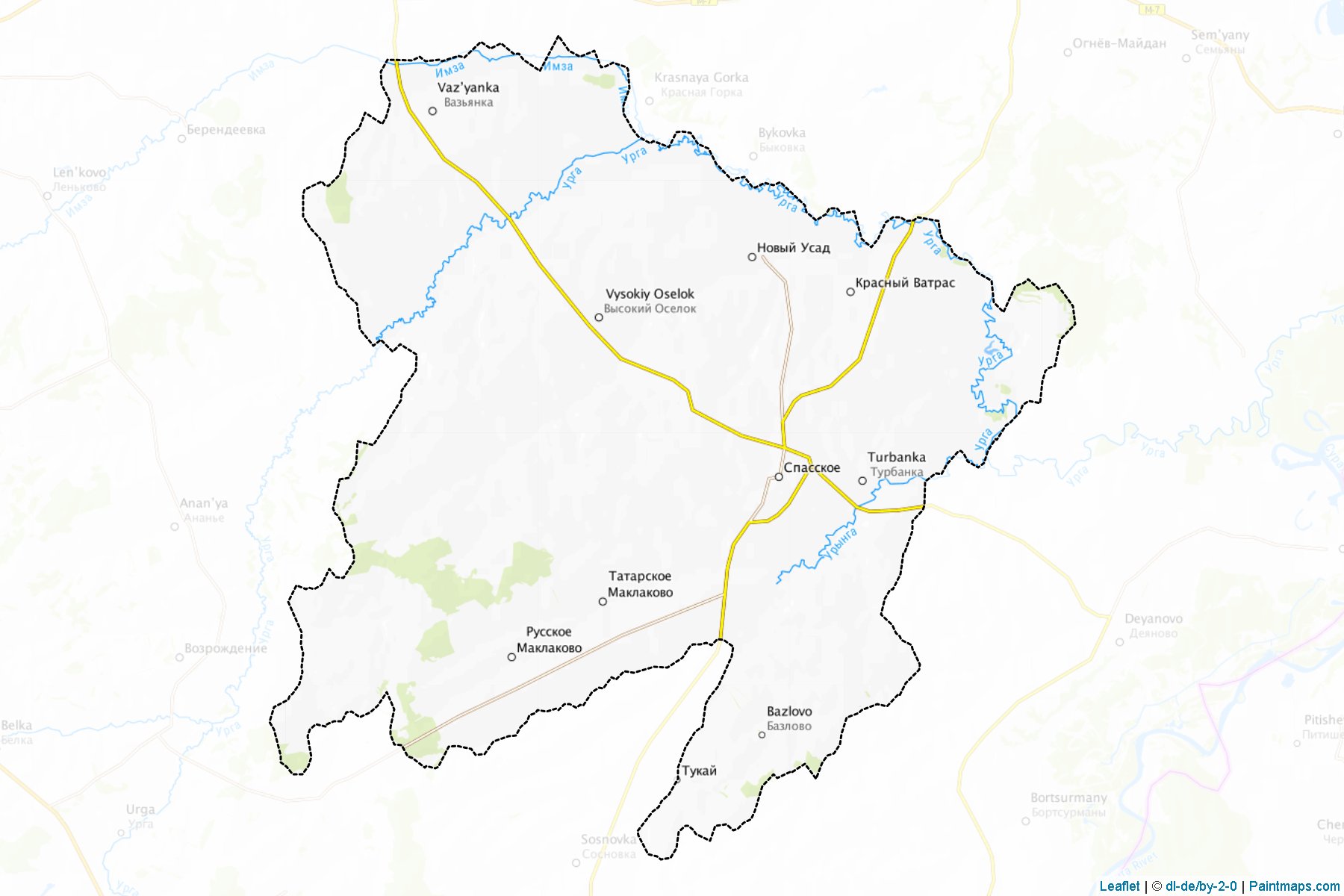 Spasskiy (Nizhny Novgorod) Map Cropping Samples-1