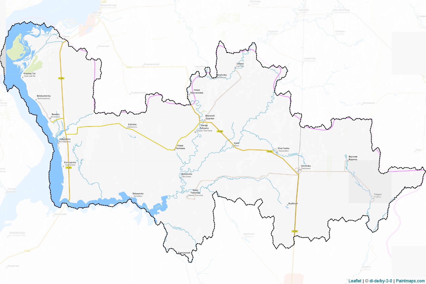 Staropoltavskiy (Volgograd) Haritası Örnekleri-1