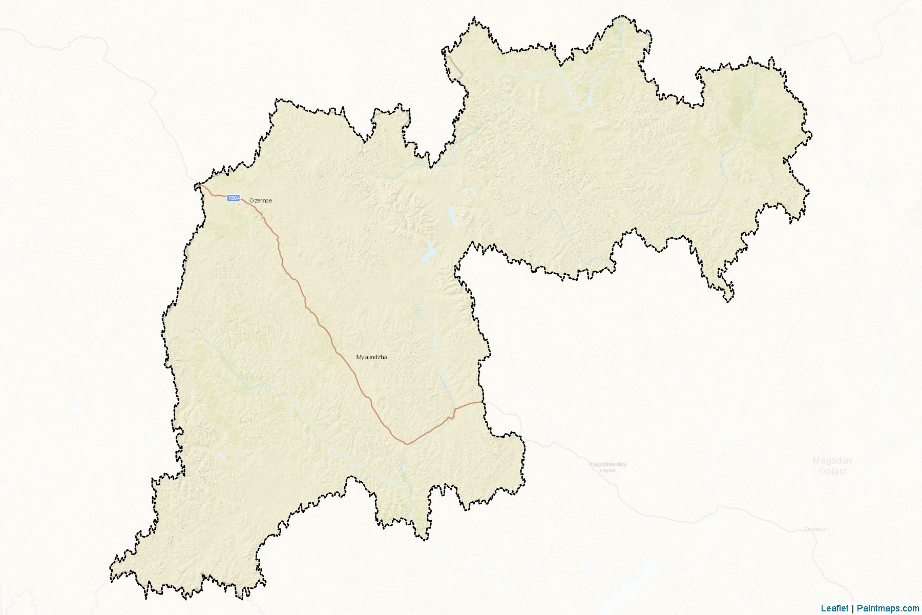 Susumanskiy (Magadan) Map Cropping Samples-2