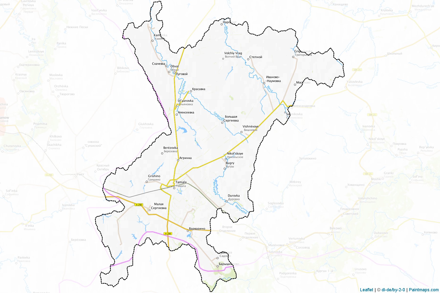 Tamalinskiy (Penza) Map Cropping Samples-1