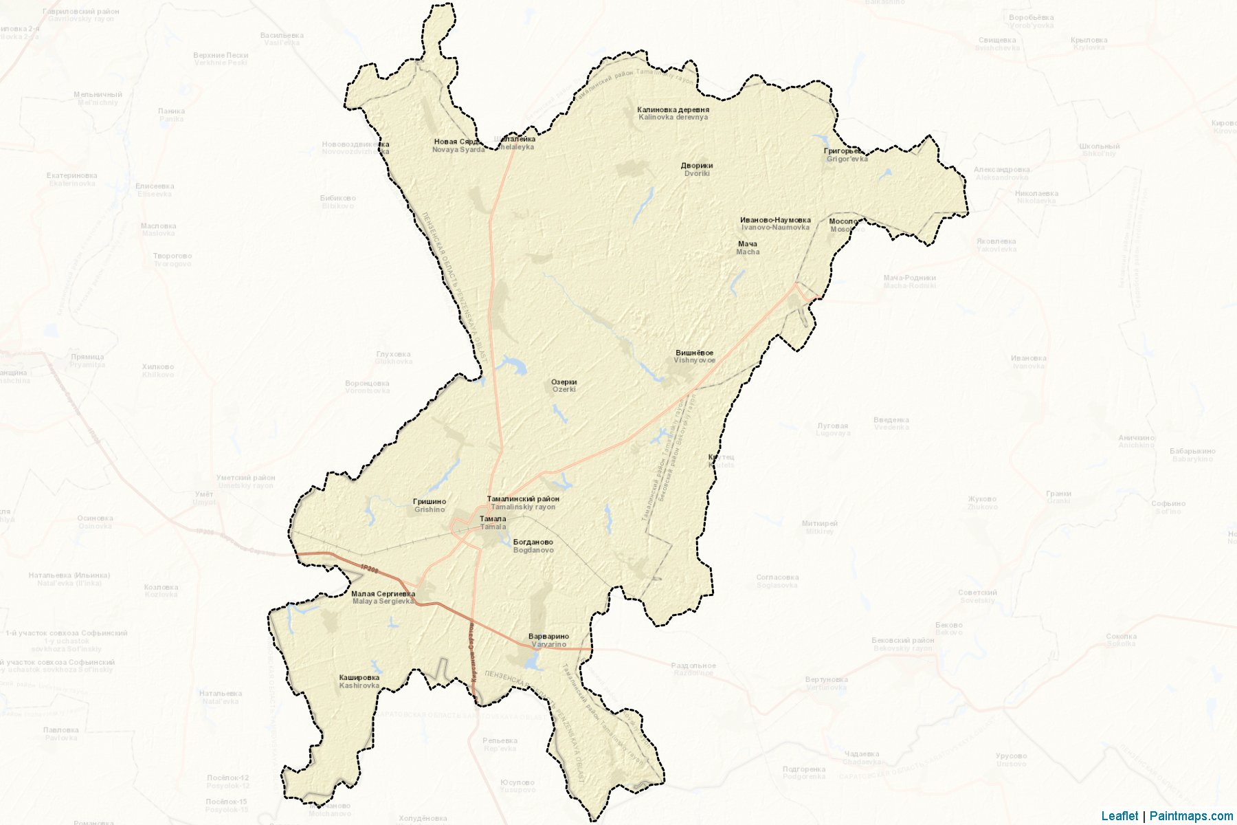 Tamalinskiy (Penza) Map Cropping Samples-2