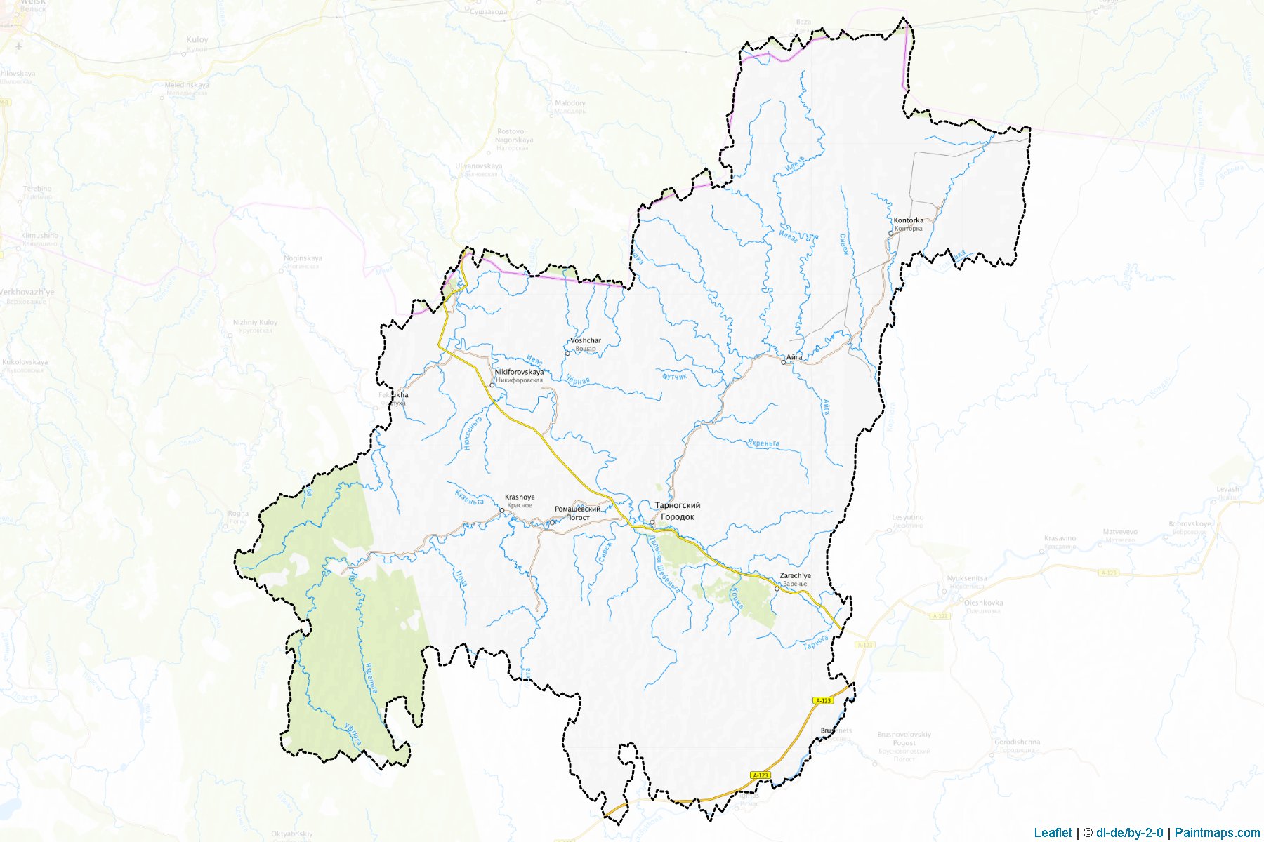 Tarnogskiy (Vologda) Map Cropping Samples-1