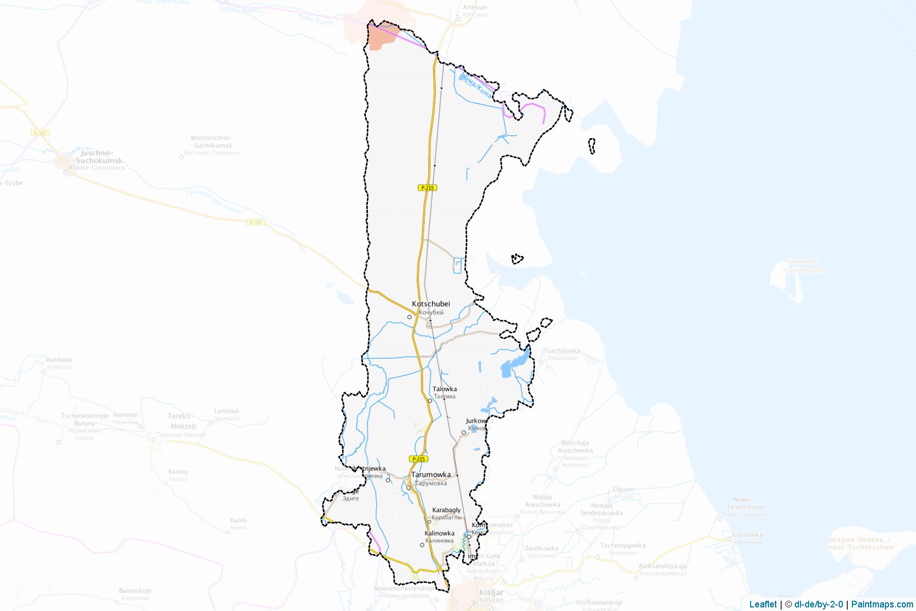 Tarumovskiy (Dagestan) Map Cropping Samples-1