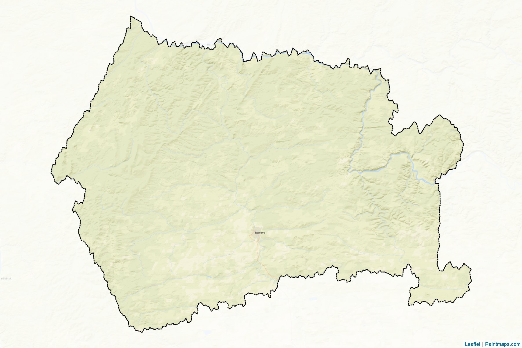 Taseevskiy (Krasnoyarsk) Map Cropping Samples-2