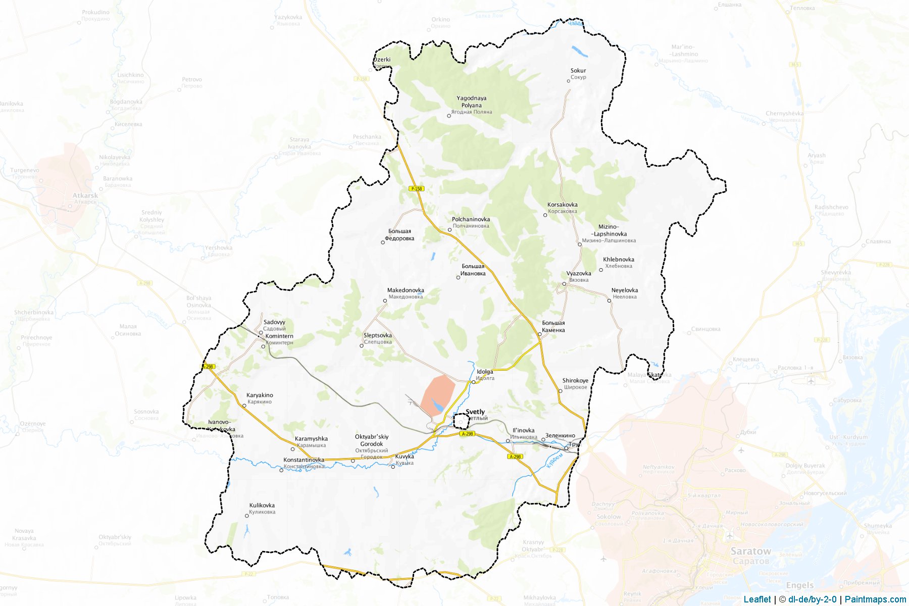 Muestras de recorte de mapas Tatishhevskiy (Saratov)-1