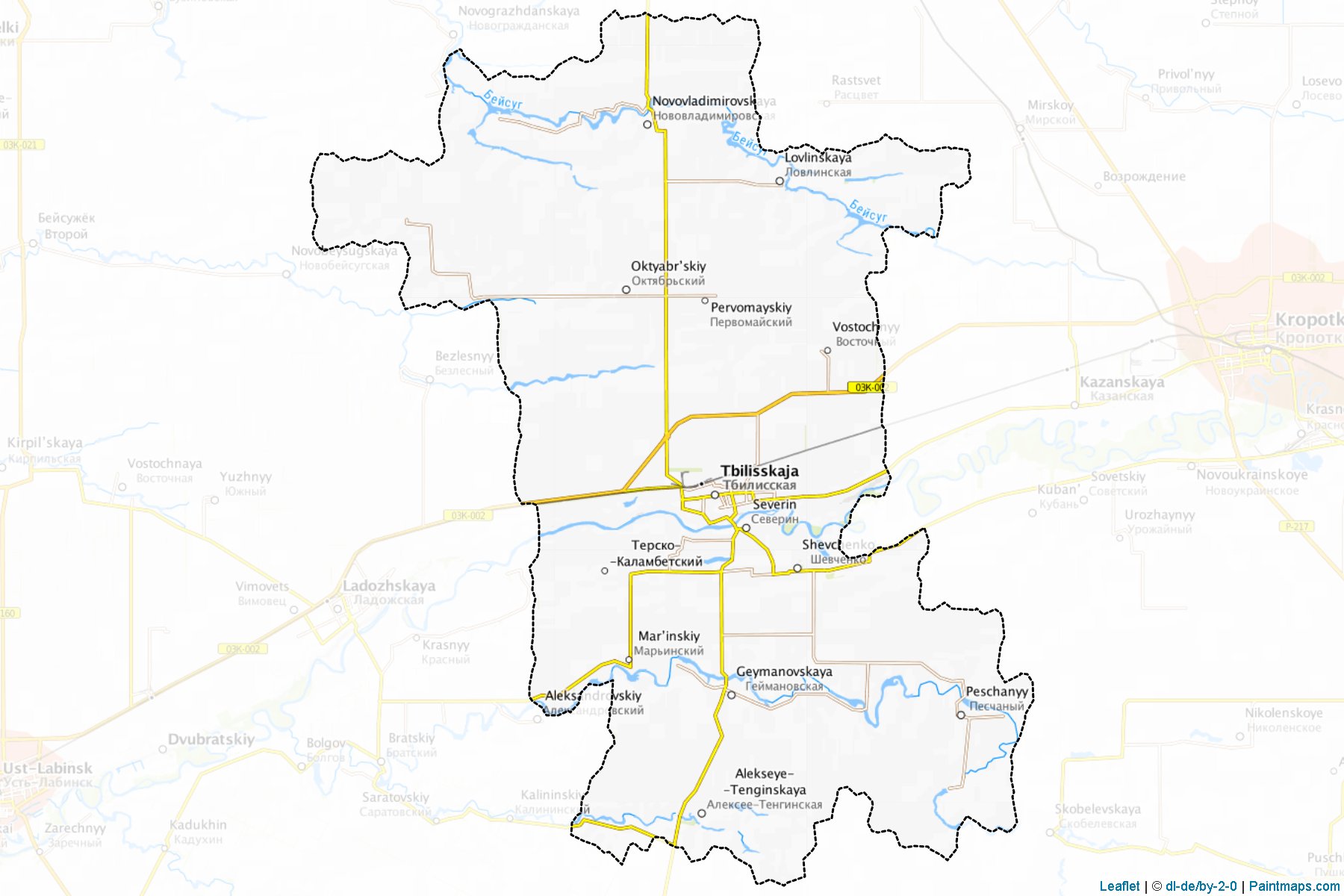 Tbilisskiy (Krasnodar) Map Cropping Samples-1