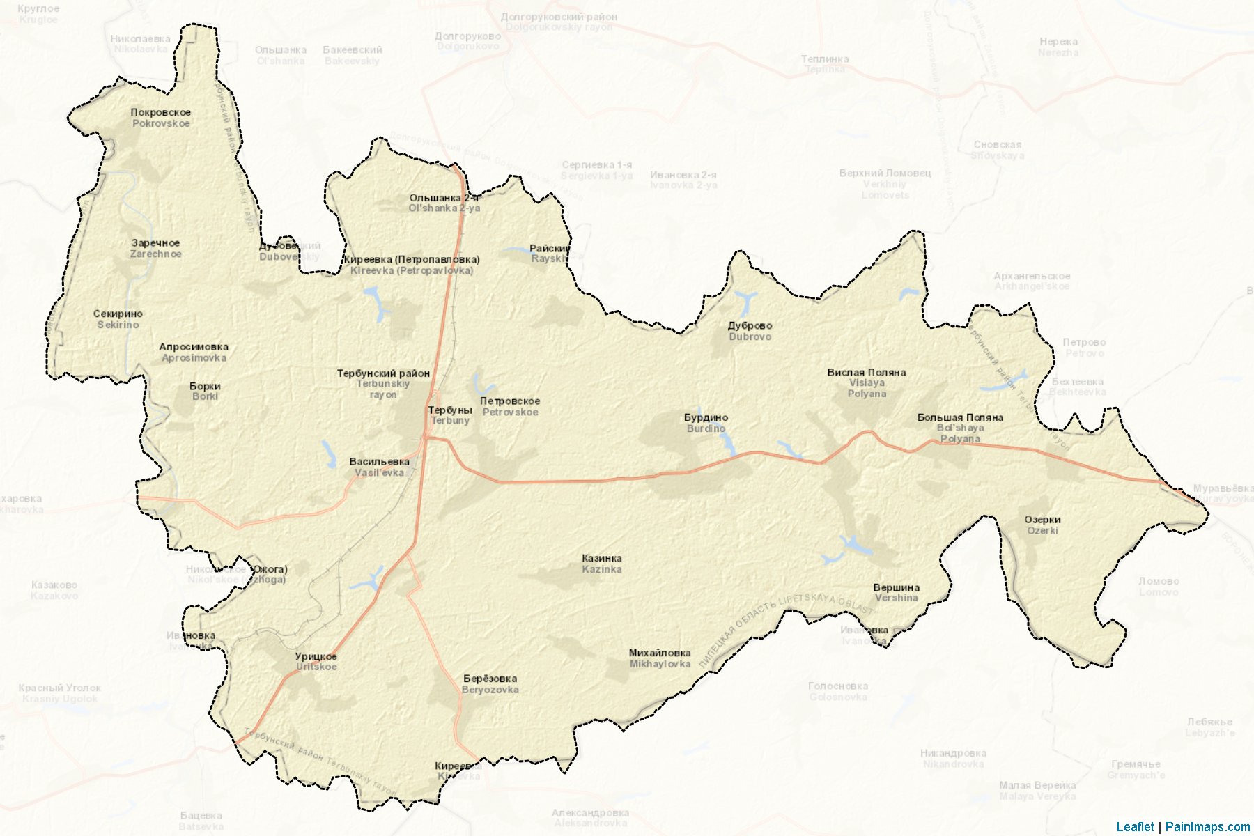 Terbunskiy (Lipetsk) Map Cropping Samples-2