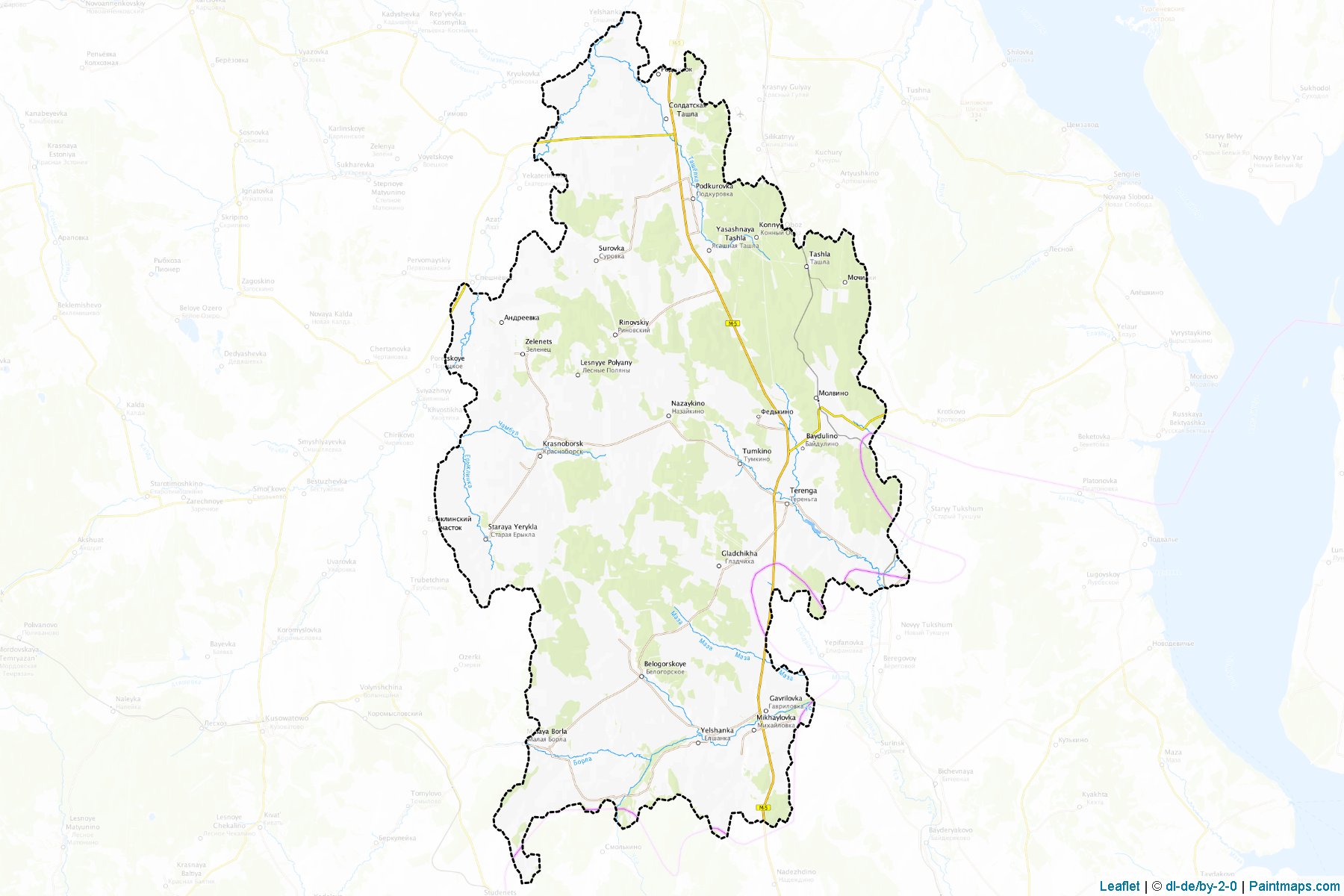 Teren'gul'skiy (Ulyanovsk) Map Cropping Samples-1