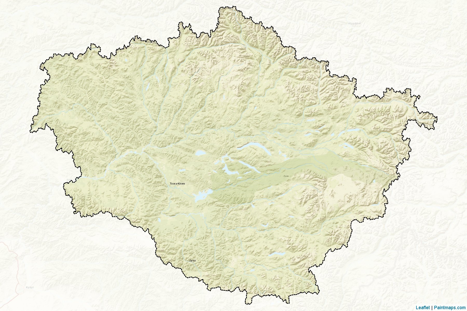 Todzhinskiy (Tuva) Map Cropping Samples-2