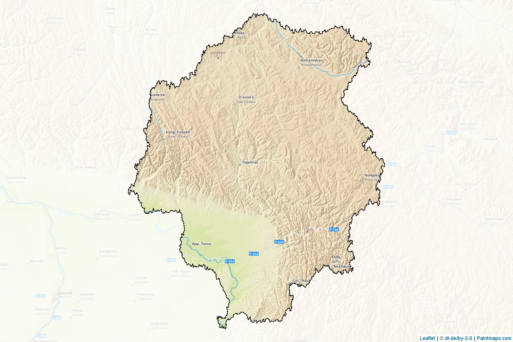 Tomponskiy (Sakha) Map Cropping Samples-1