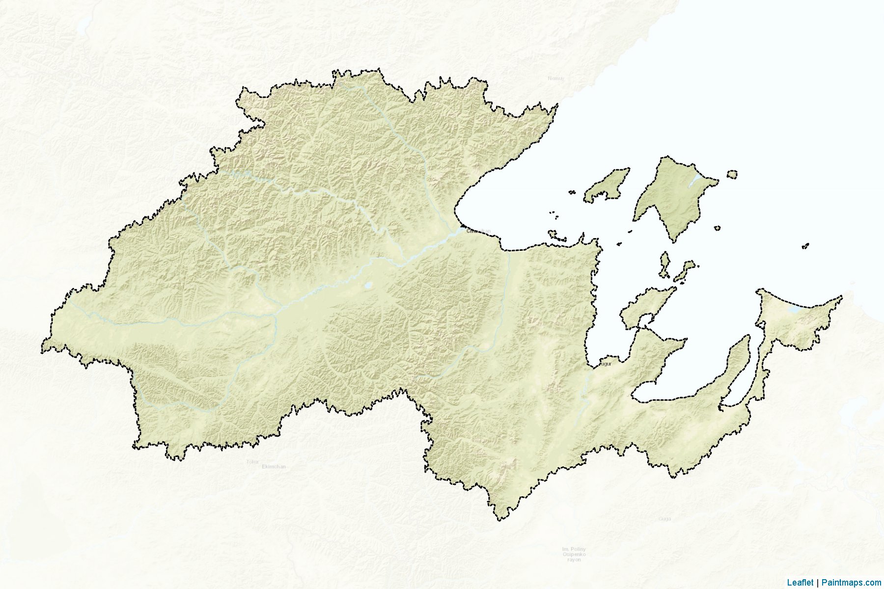 Tuguro-CHumikanskiy (Khabarovsk) Map Cropping Samples-2