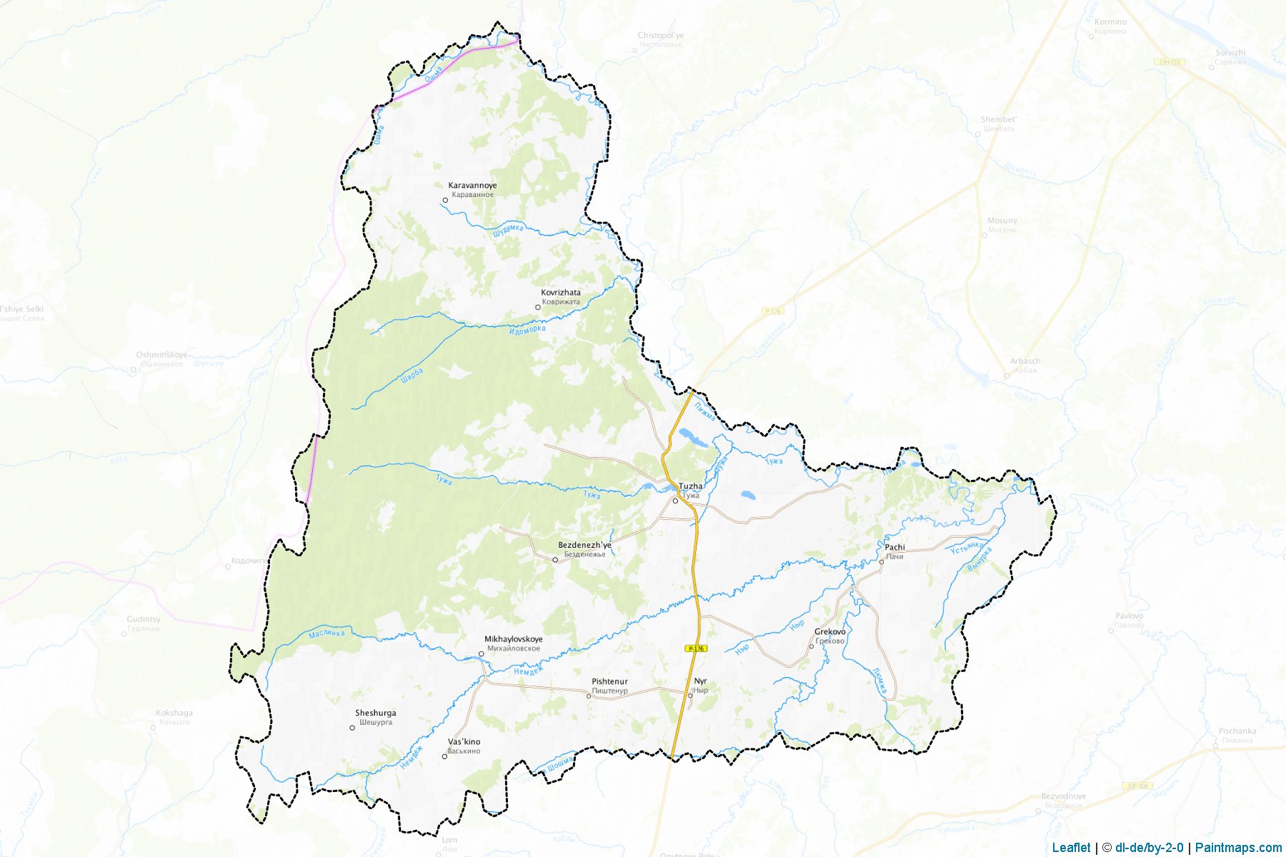 Tuzhinskiy (Kirov) Map Cropping Samples-1