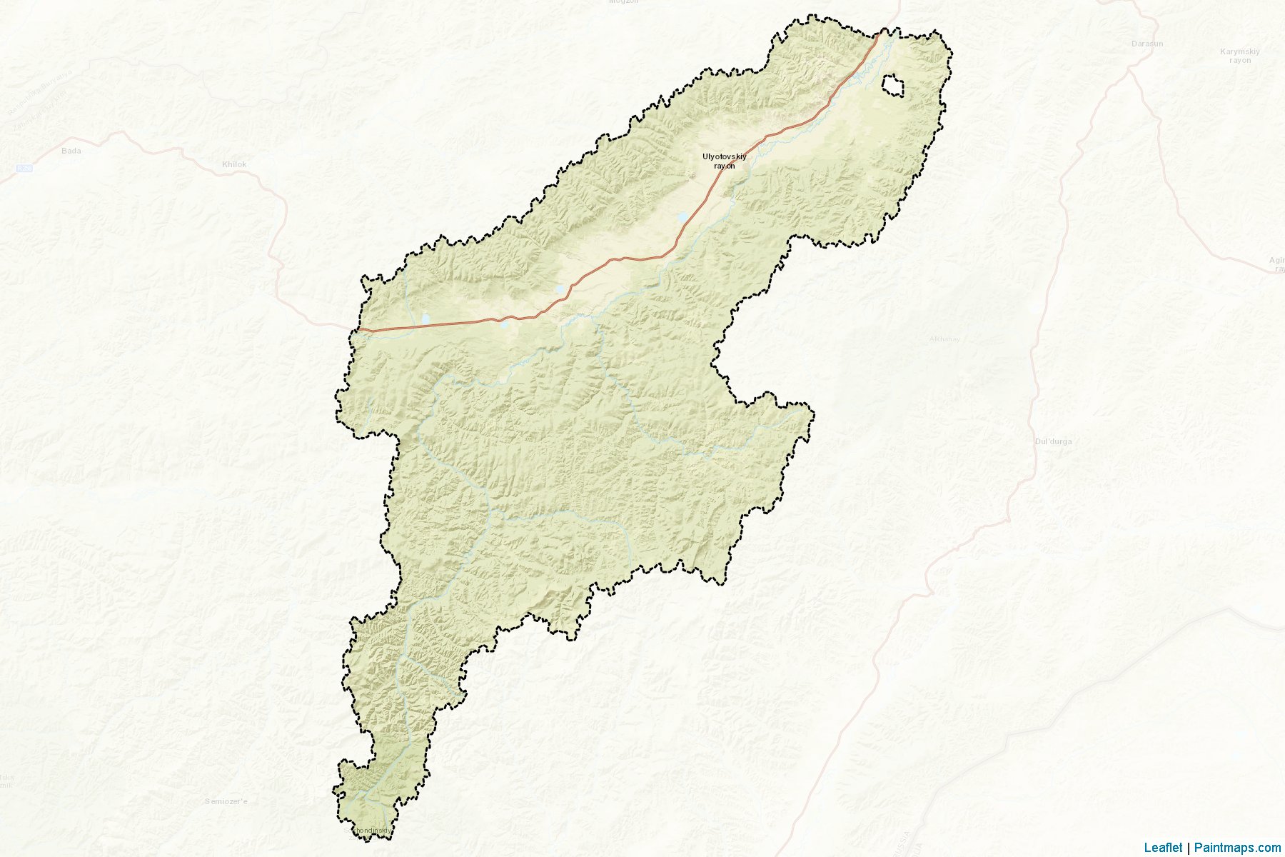 Muestras de recorte de mapas Uletovskiy (Zabaykalsky)-2