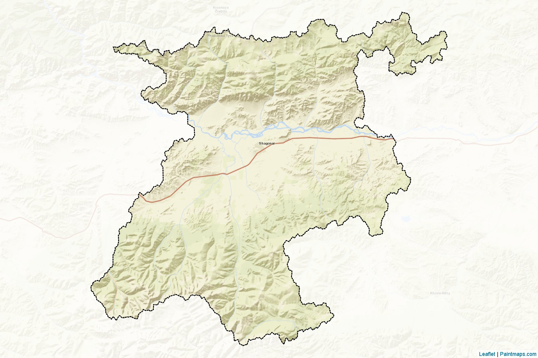 Ulug-Khemskiy (Tuva) Map Cropping Samples-2