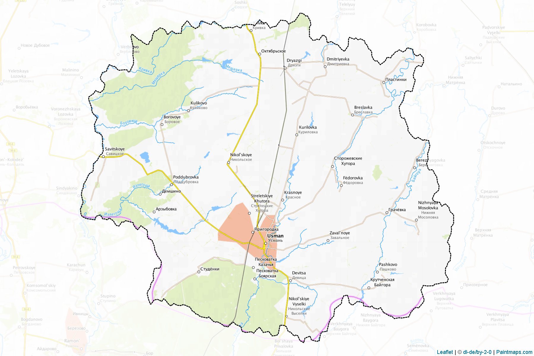 Usmanskiy (Lipetsk) Haritası Örnekleri-1