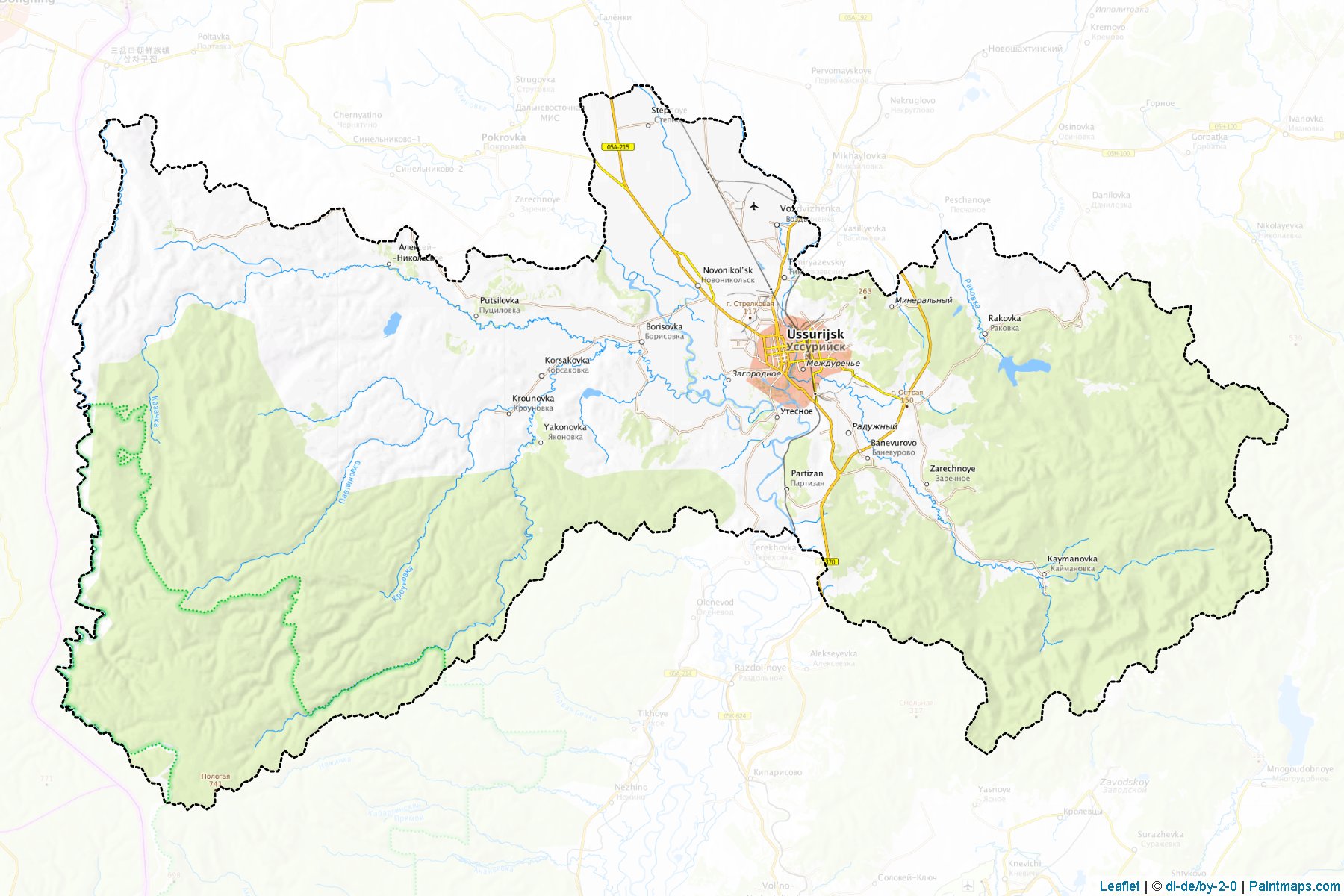 Ussurijskiy okrug (Primorsky) Map Cropping Samples-1