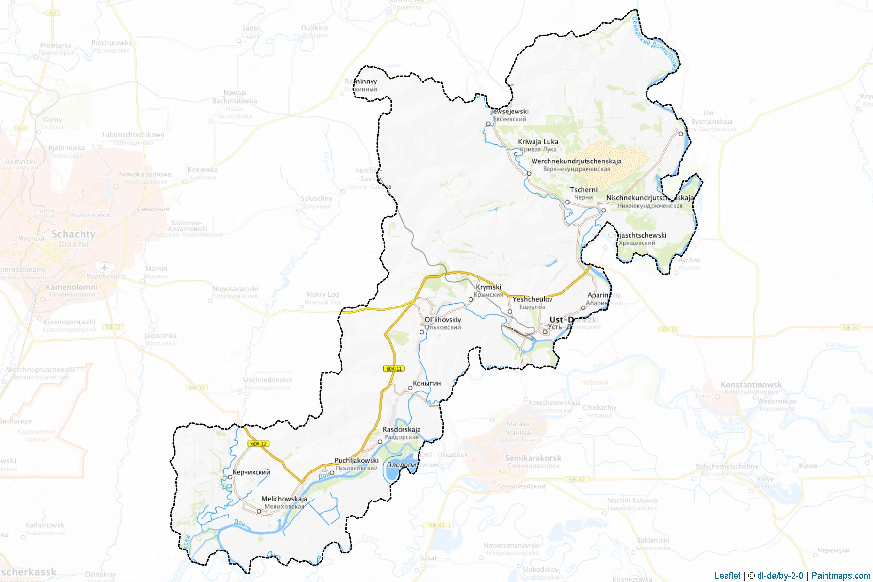 Ust'-Doneckij (Rostov) Map Cropping Samples-1