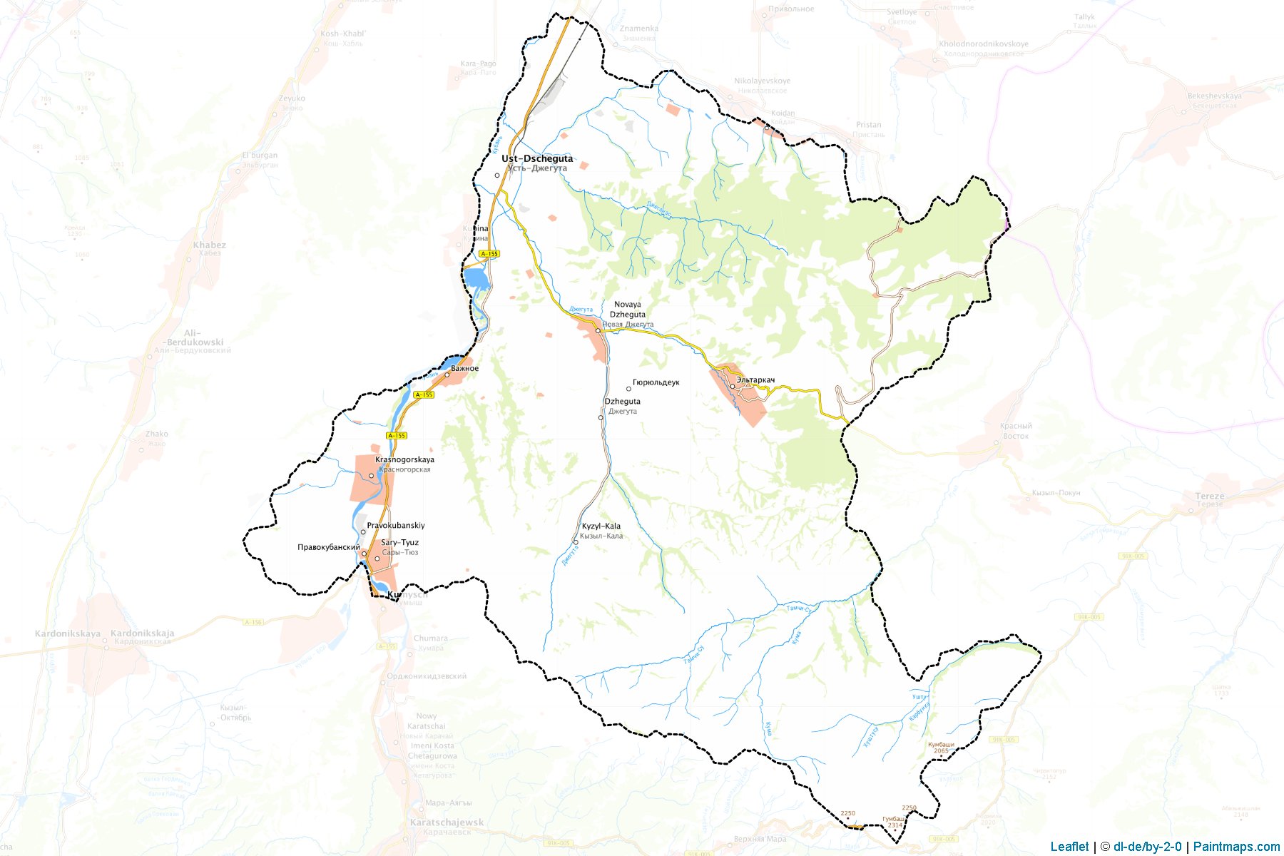 Ust'-Dzhegutinskiy (Karachay-Cherkess) Map Cropping Samples-1