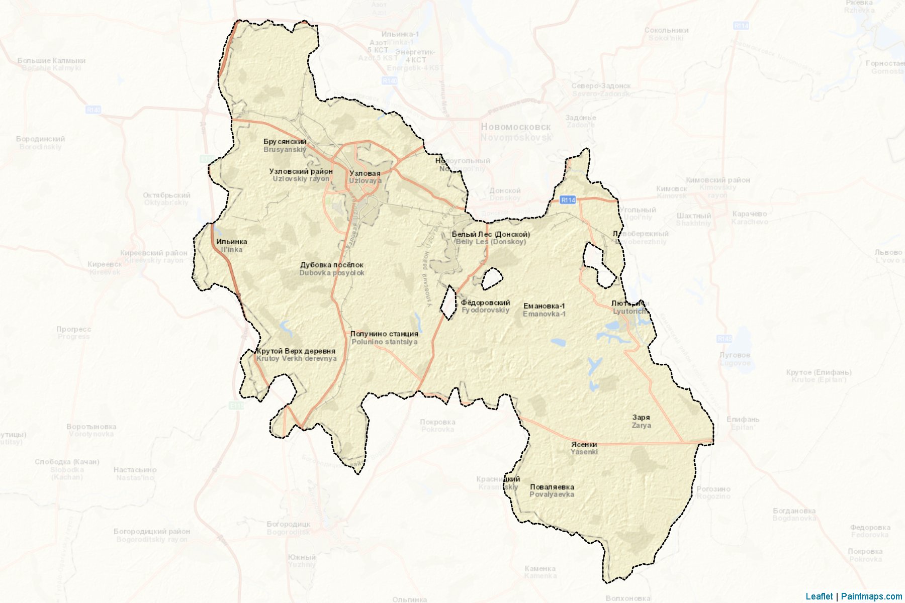 Uzlovskiy (Tula) Map Cropping Samples-2