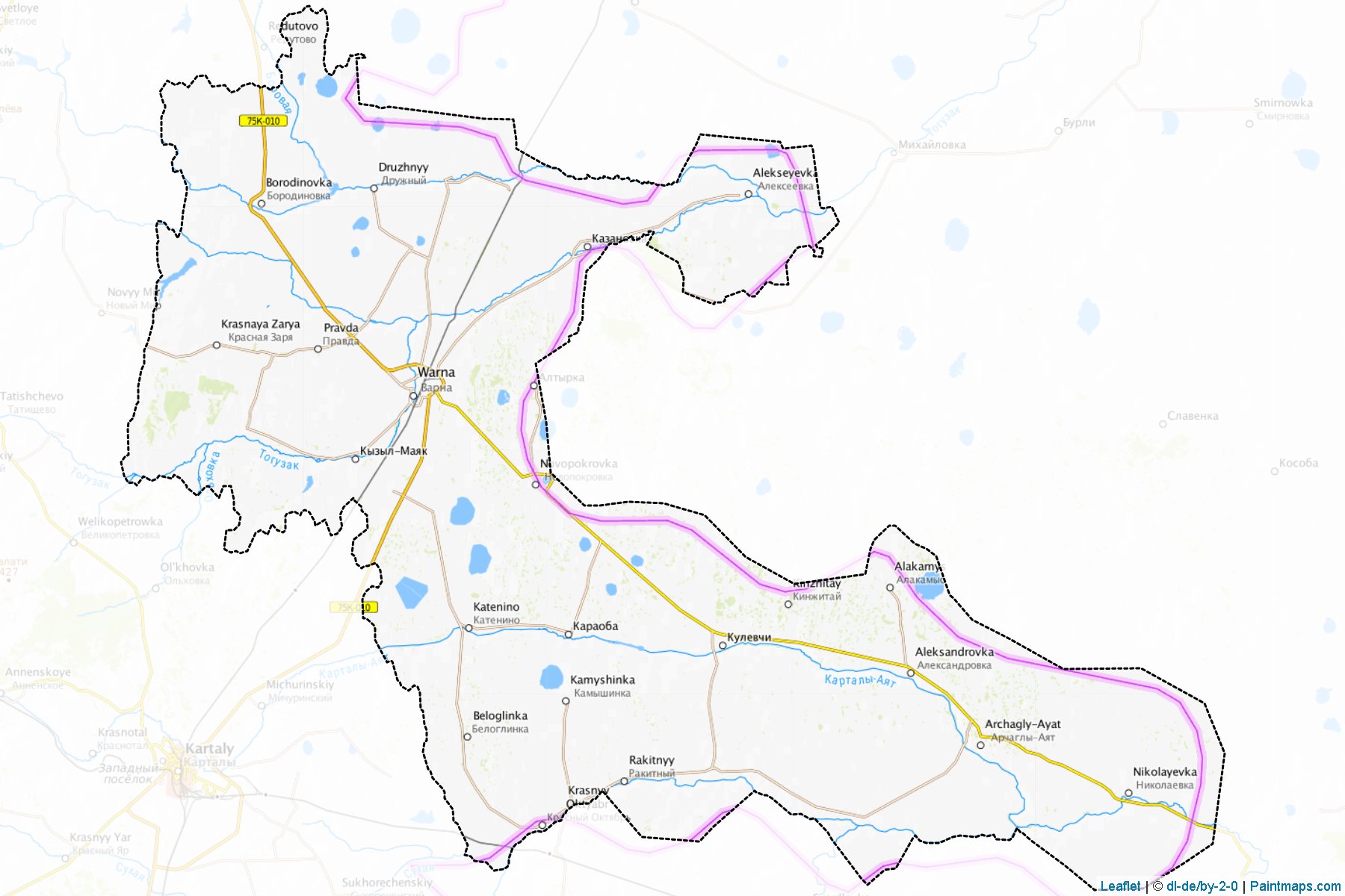 Varnenskiy (Chelyabinsk) Map Cropping Samples-1