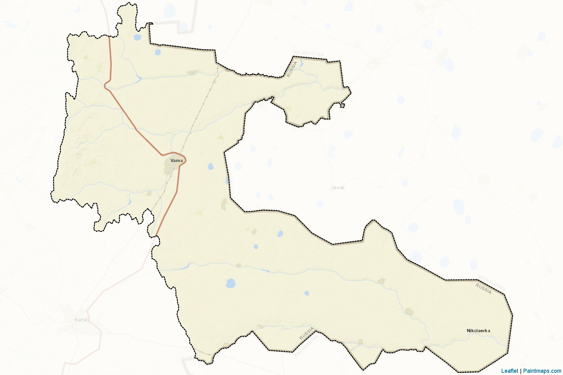 Varnenskiy (Chelyabinsk) Map Cropping Samples-2