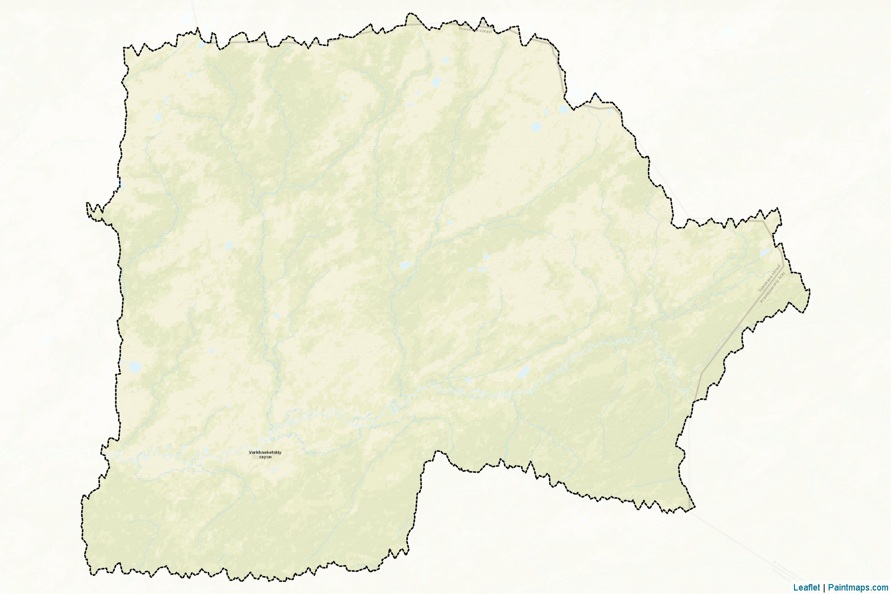 Verkhneketskiy (Tomsk) Map Cropping Samples-2