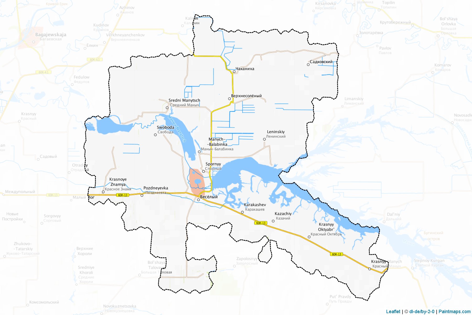 Muestras de recorte de mapas Veselovskiy (Rostov)-1