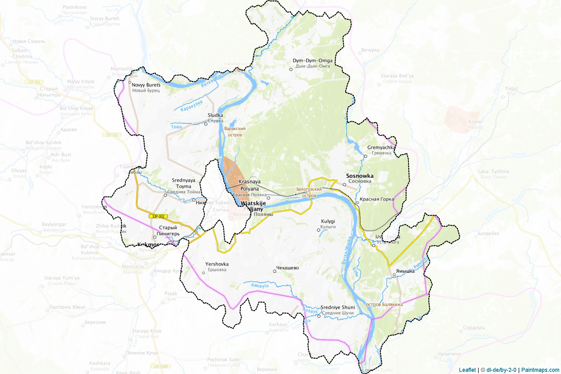 Vjatskopoljanskiy (Kirov) Map Cropping Samples-1