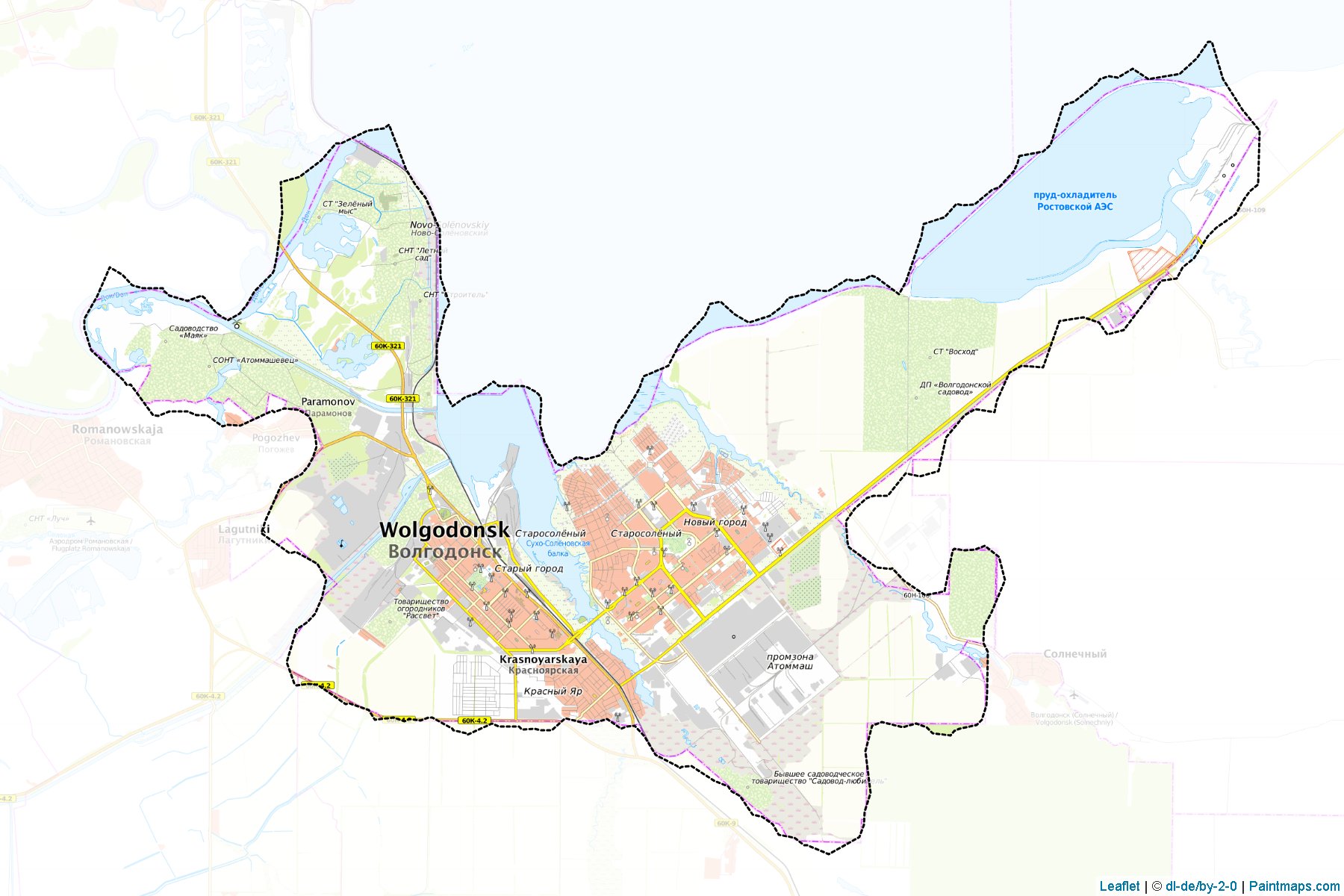 Volgodonsk (Rostov) Map Cropping Samples-1