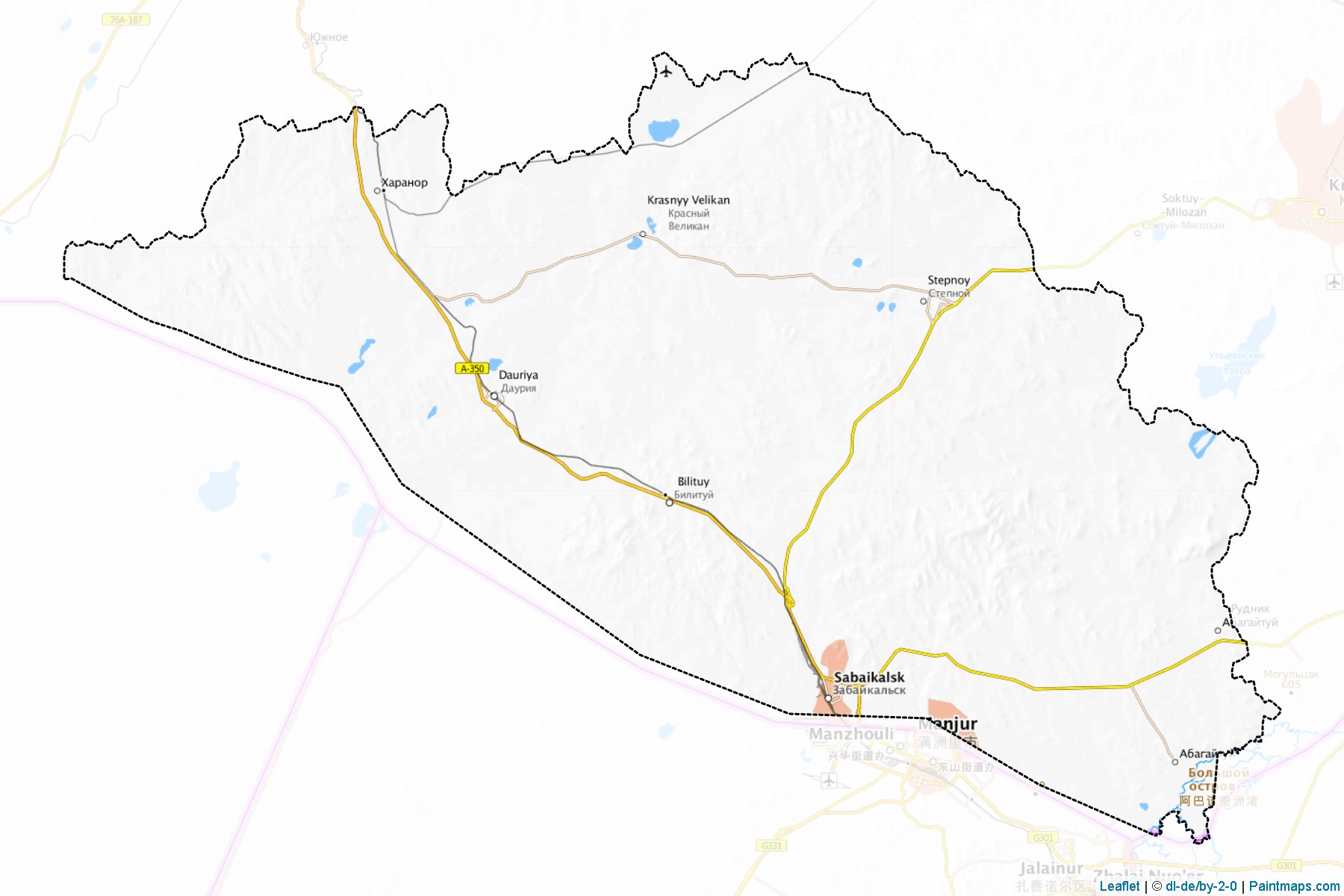 Muestras de recorte de mapas Zabajkal'skiy (Zabaykalsky)-1