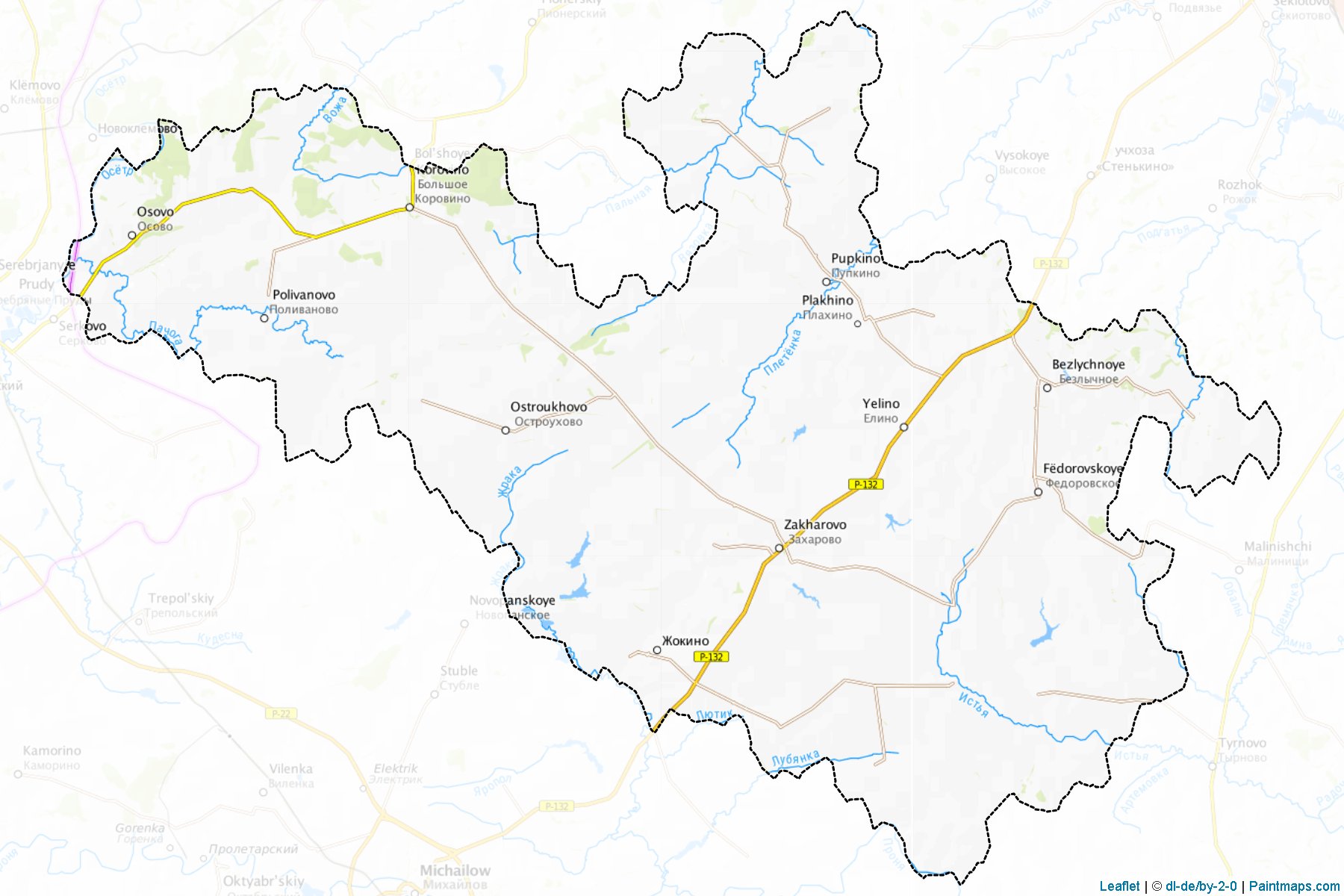 Zakharovskiy (Ryazan) Map Cropping Samples-1