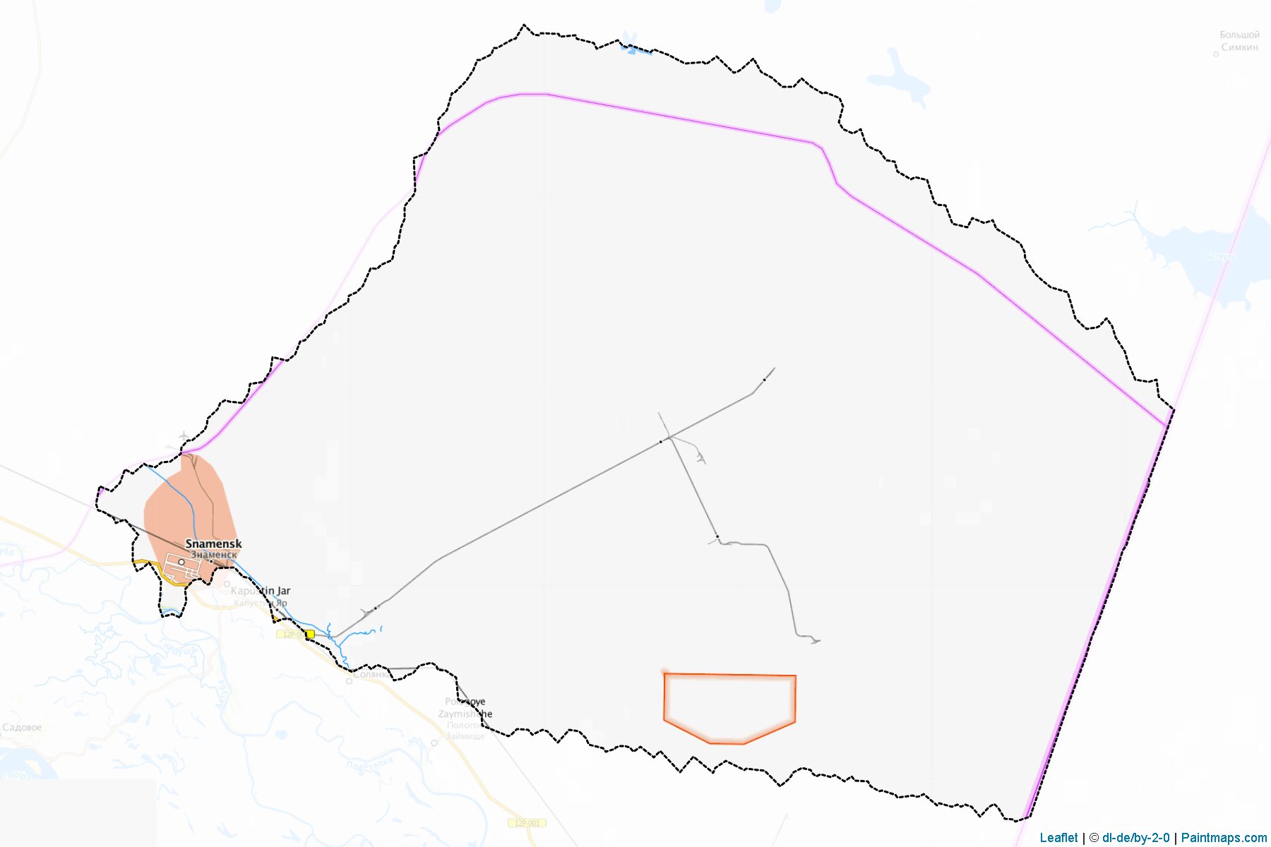 ZATO Znamensk (Astrakhan) Map Cropping Samples-1