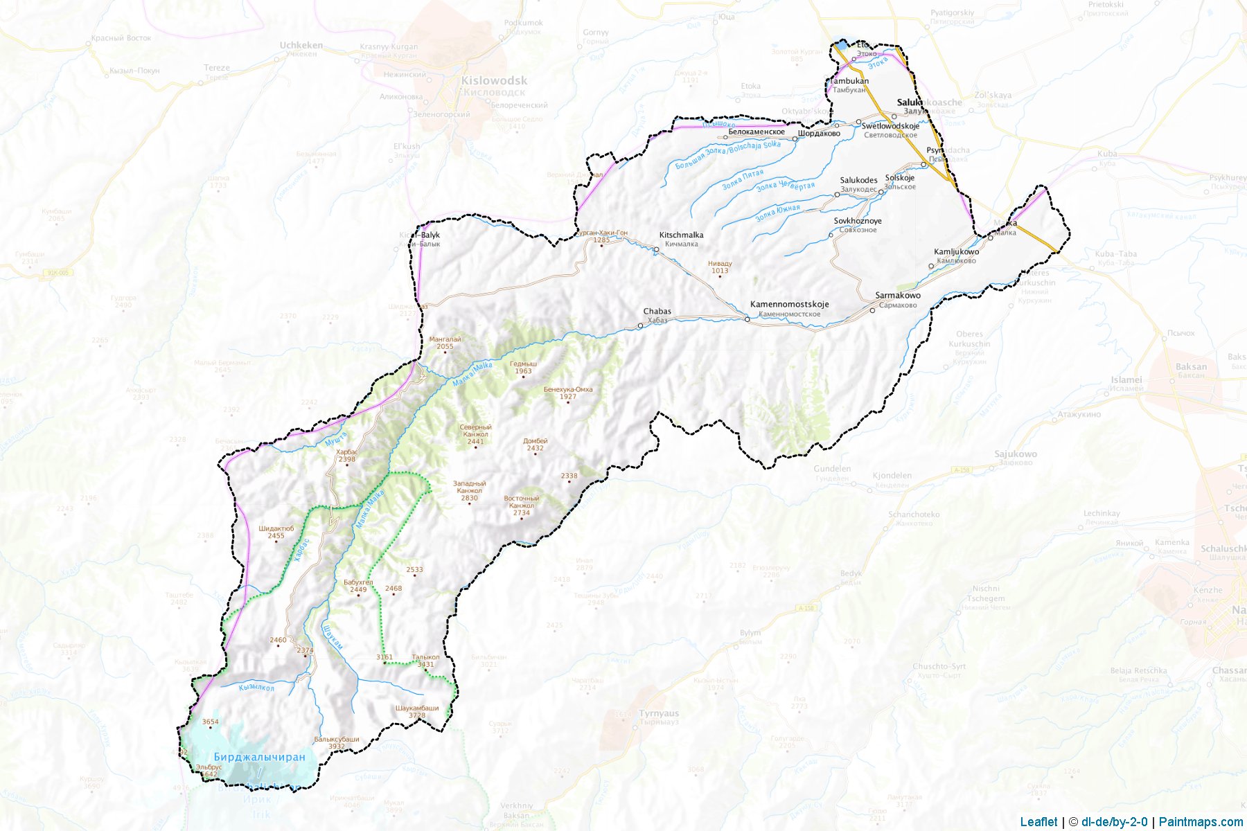 Zol'skiy (Kabardino-Balkar) Map Cropping Samples-1