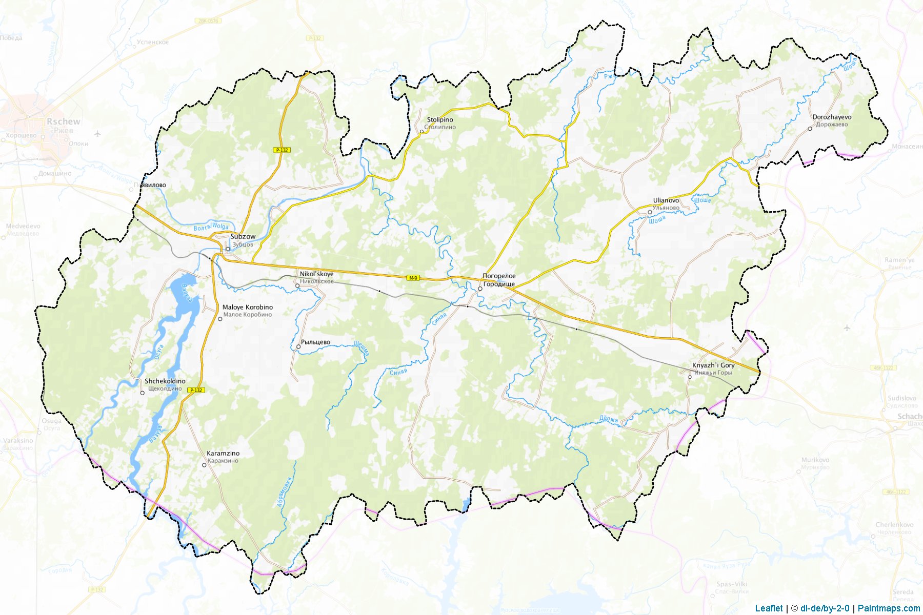 Zubcovskiy (Tver) Map Cropping Samples-1