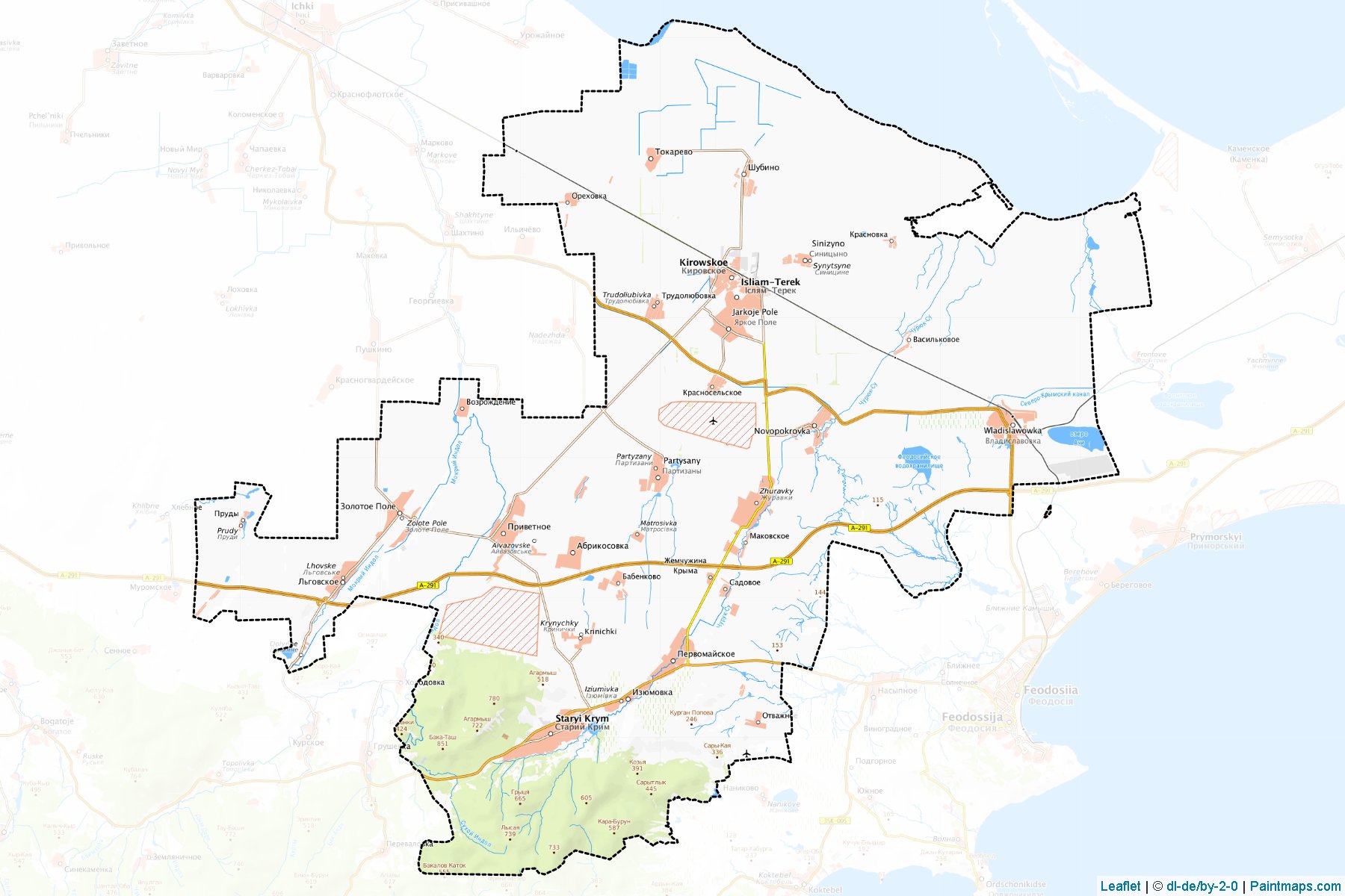 Kirovskyi (Crimea) Map Cropping Samples-1