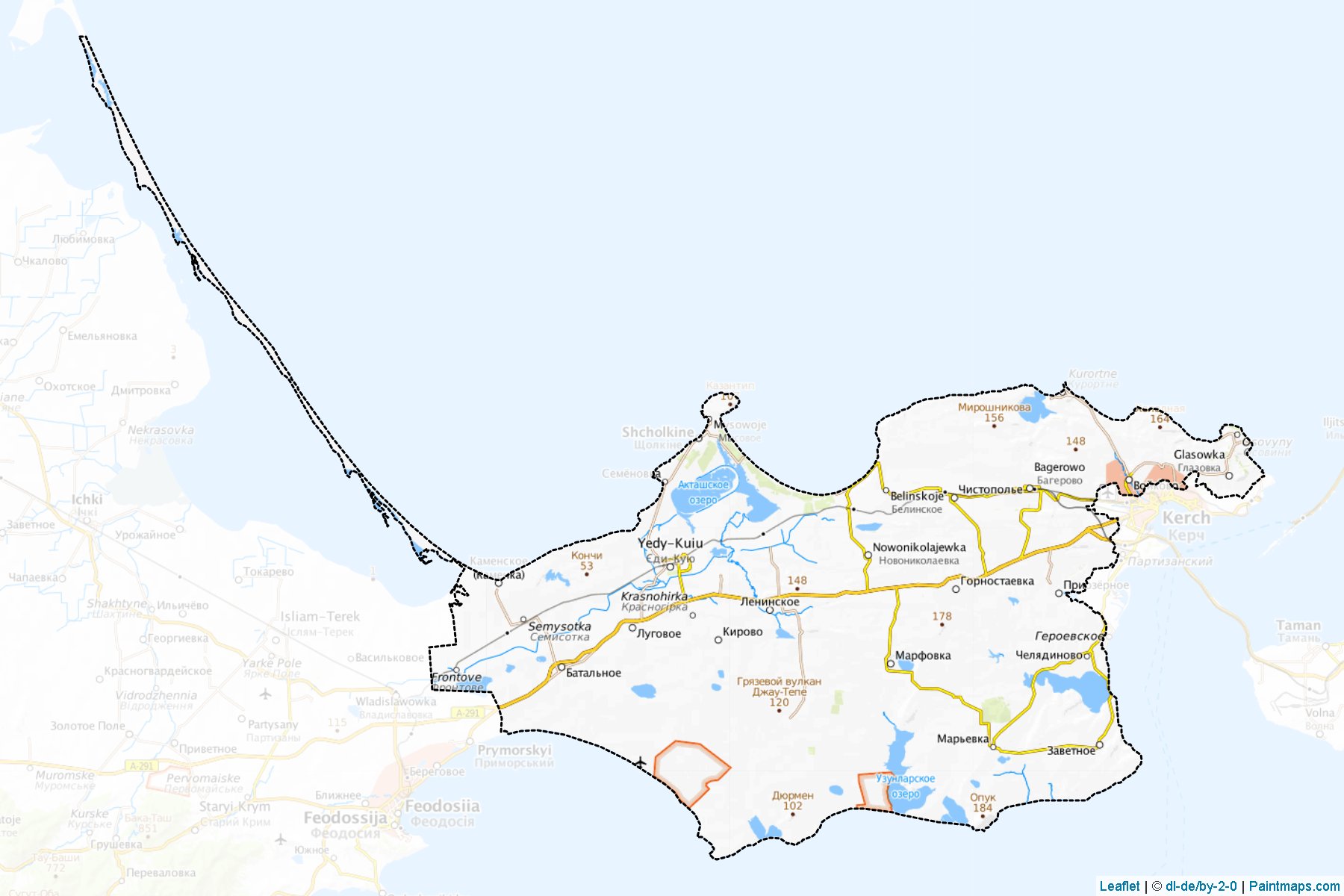 Leninskyi (Crimea) Map Cropping Samples-1