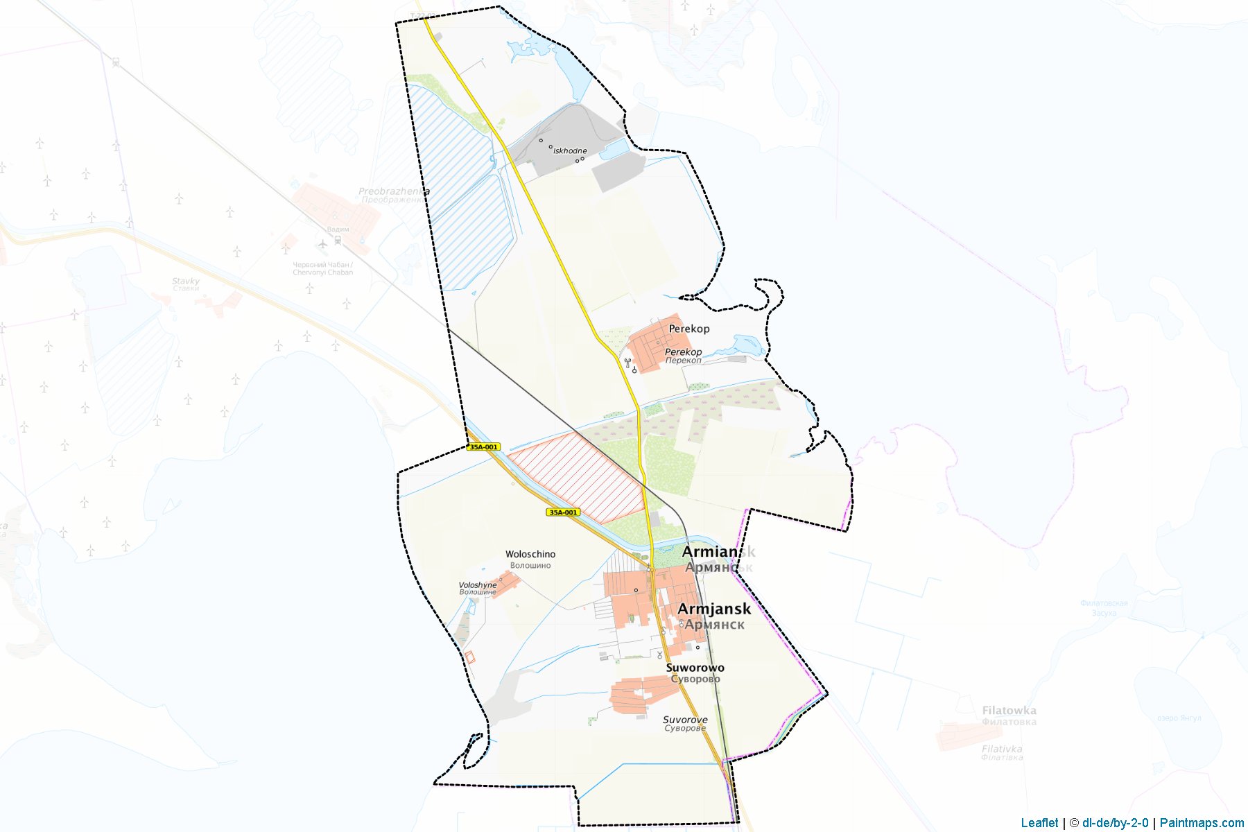 Armianska (Crimea) Map Cropping Samples-1