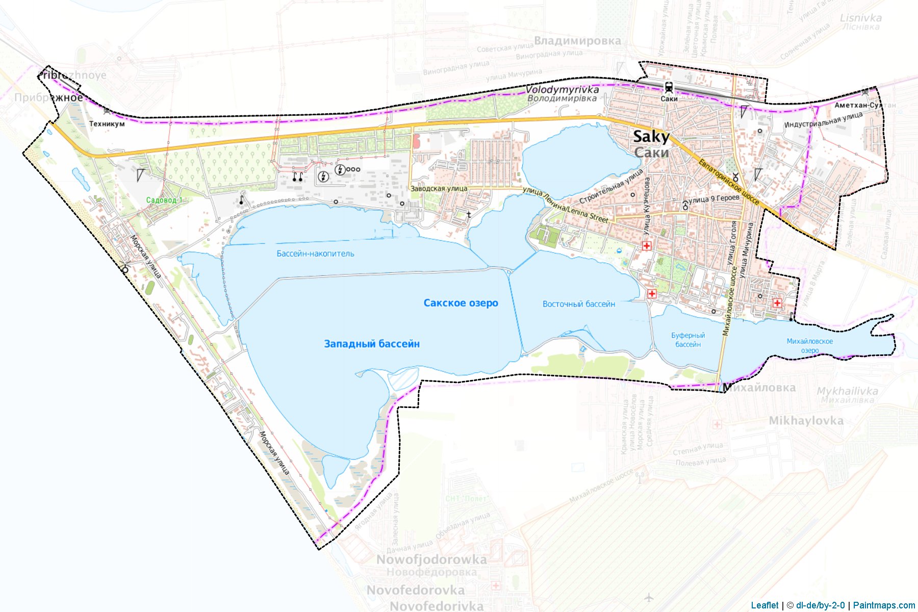 Sakska (Crimea) Map Cropping Samples-1