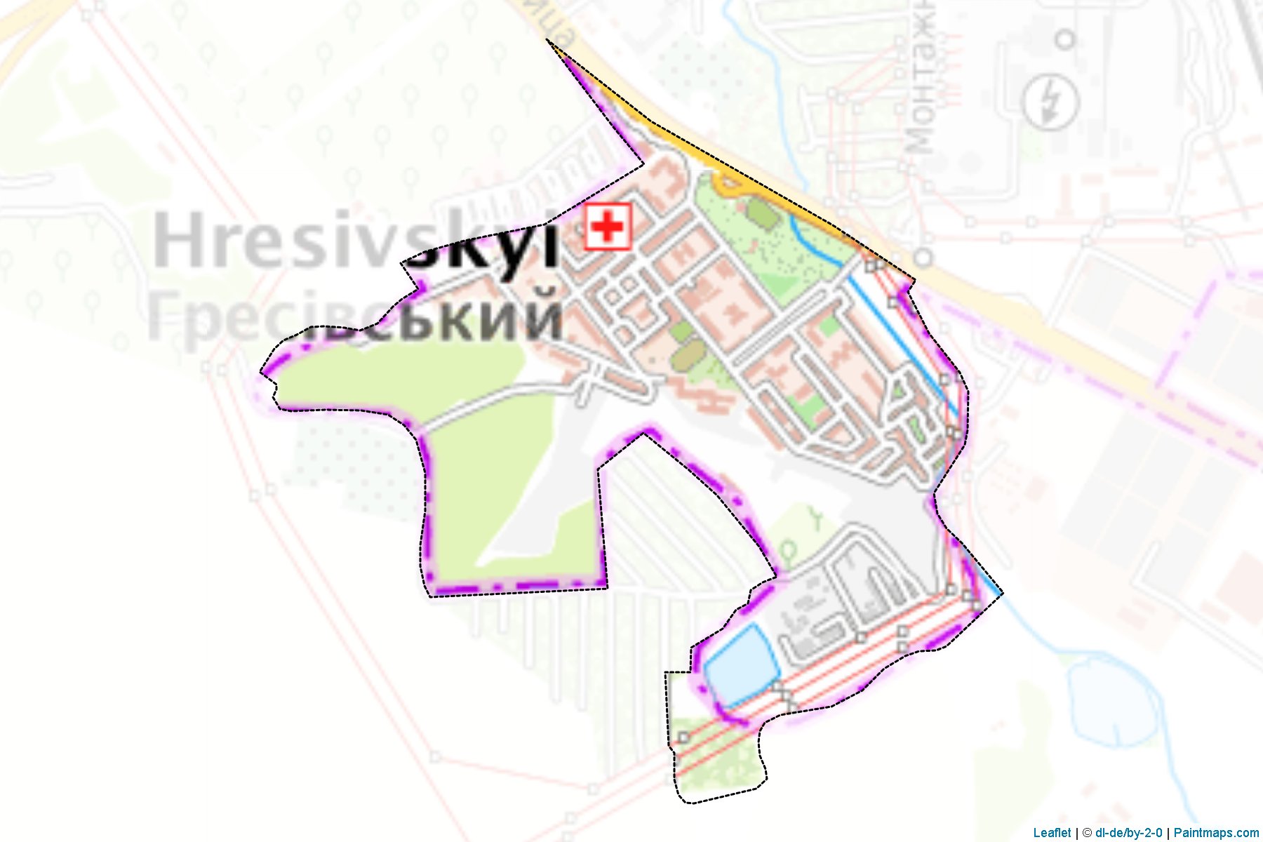 Hresivska (Crimea) Map Cropping Samples-1