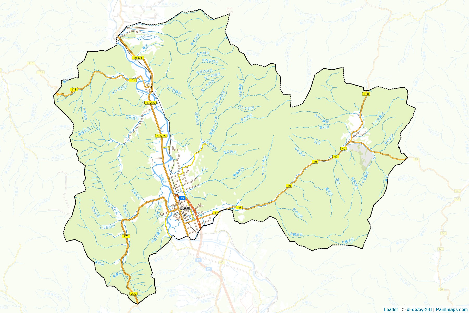 Bifuka (Hokkaido Prefecture) Map Cropping Samples-1