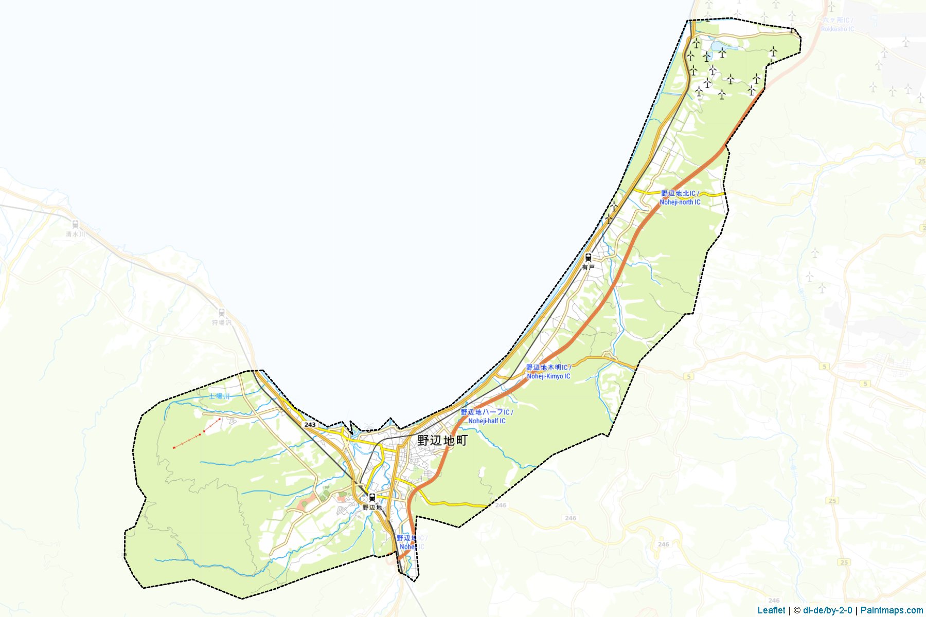 Muestras de recorte de mapas Noheji (Aomori)-1