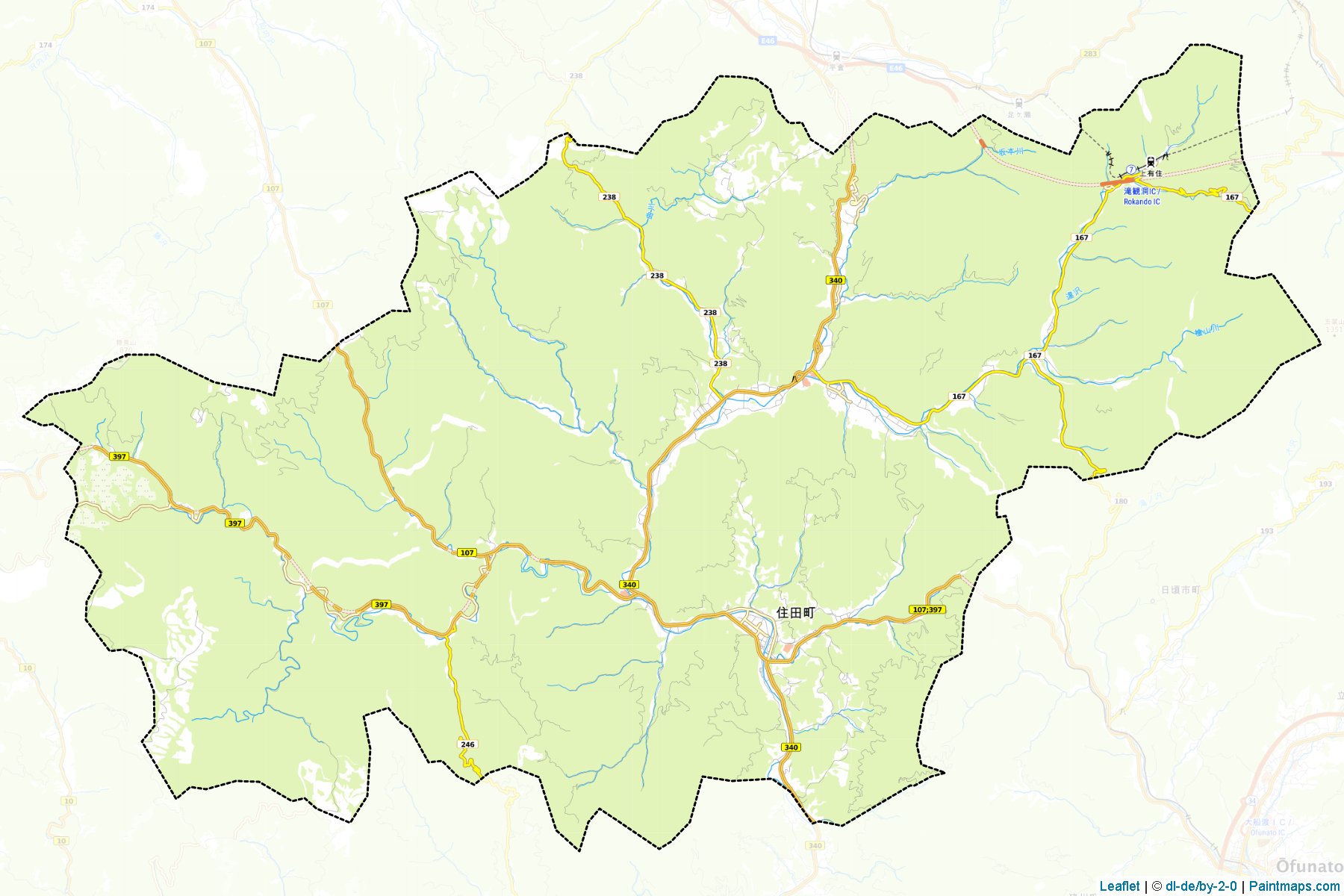 Sumita (Iwate Prefecture) Map Cropping Samples-1