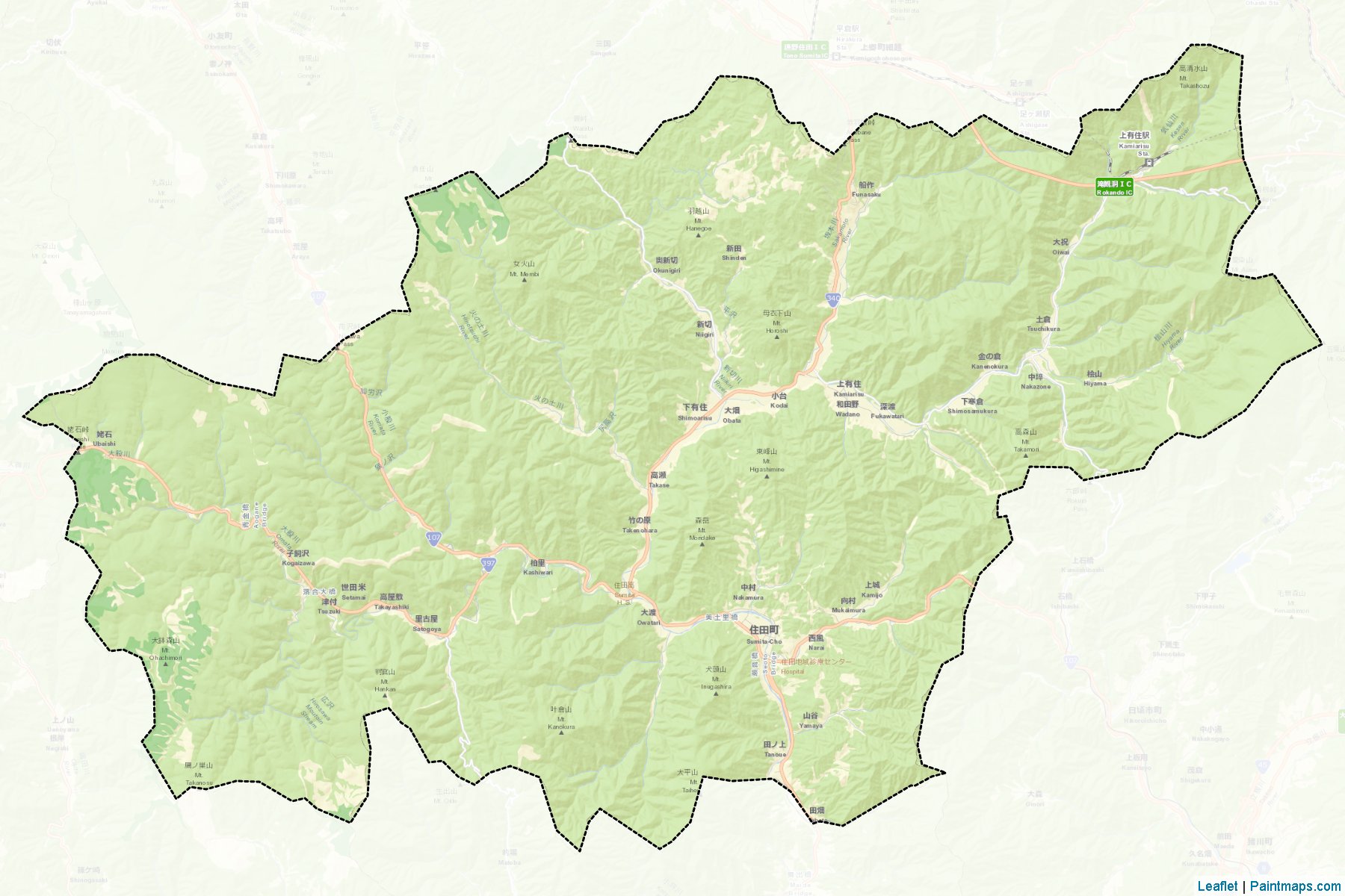 Sumita (Iwate Prefecture) Map Cropping Samples-2