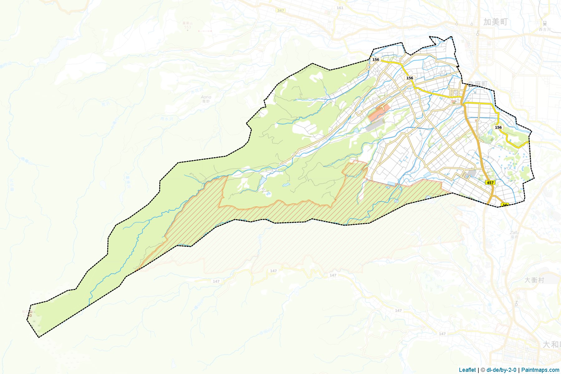 Shikama (Miyagi Prefecture) Map Cropping Samples-1