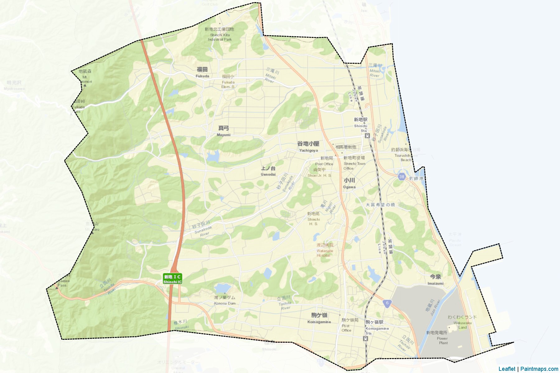 Muestras de recorte de mapas Shinchi (Fukushima)-2