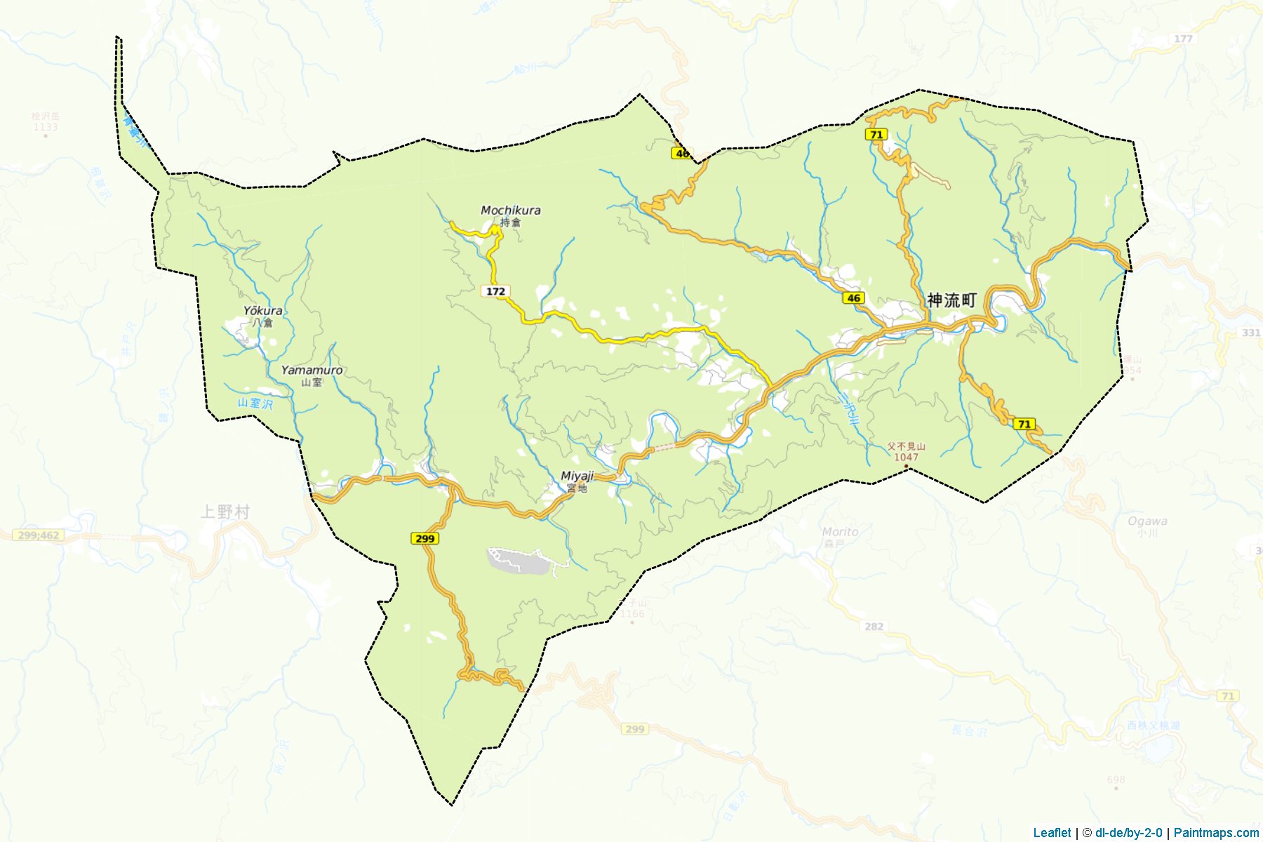 Kanna (Gunma Prefecture) Map Cropping Samples-1