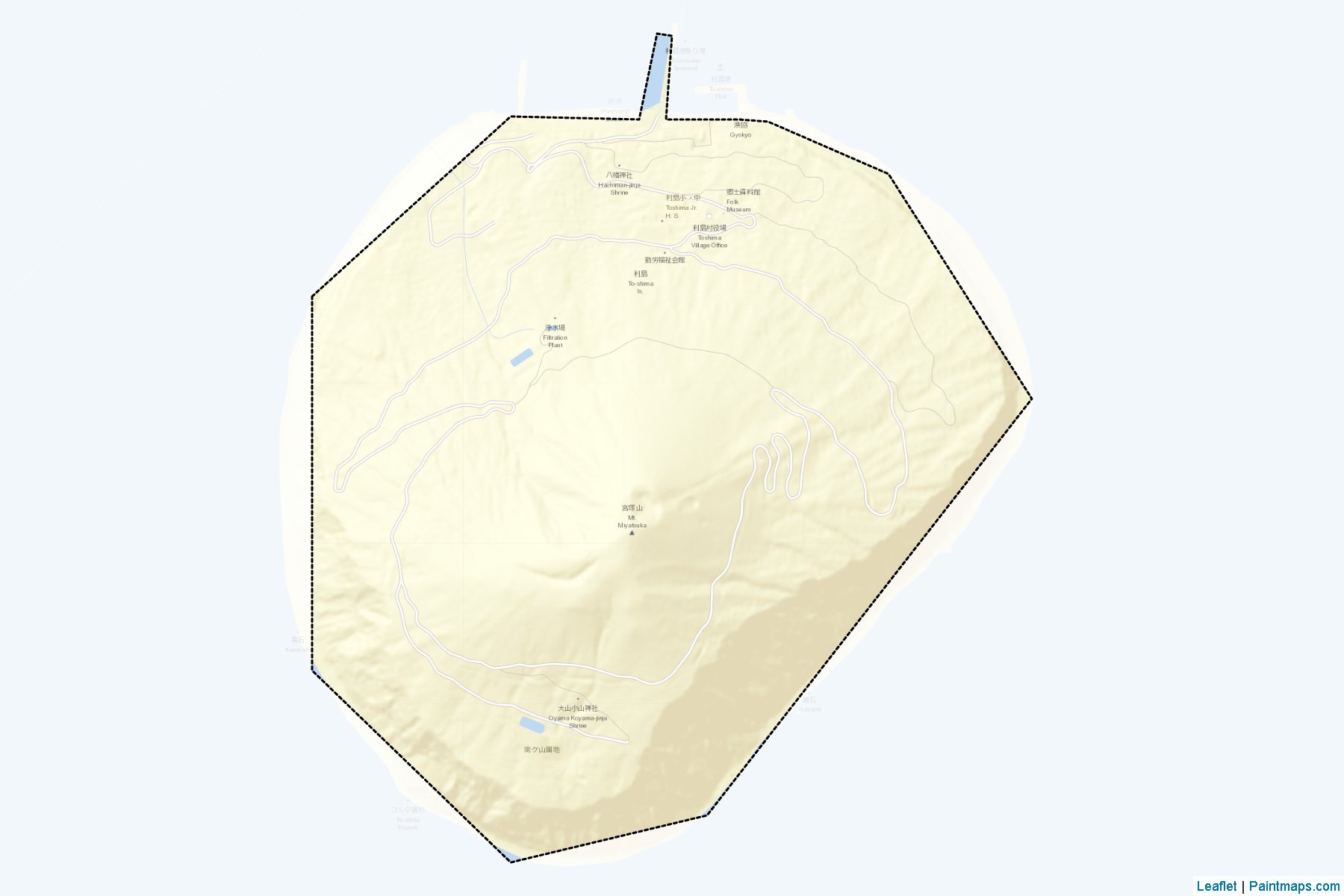 Muestras de recorte de mapas Toshima (Tokyo)-2