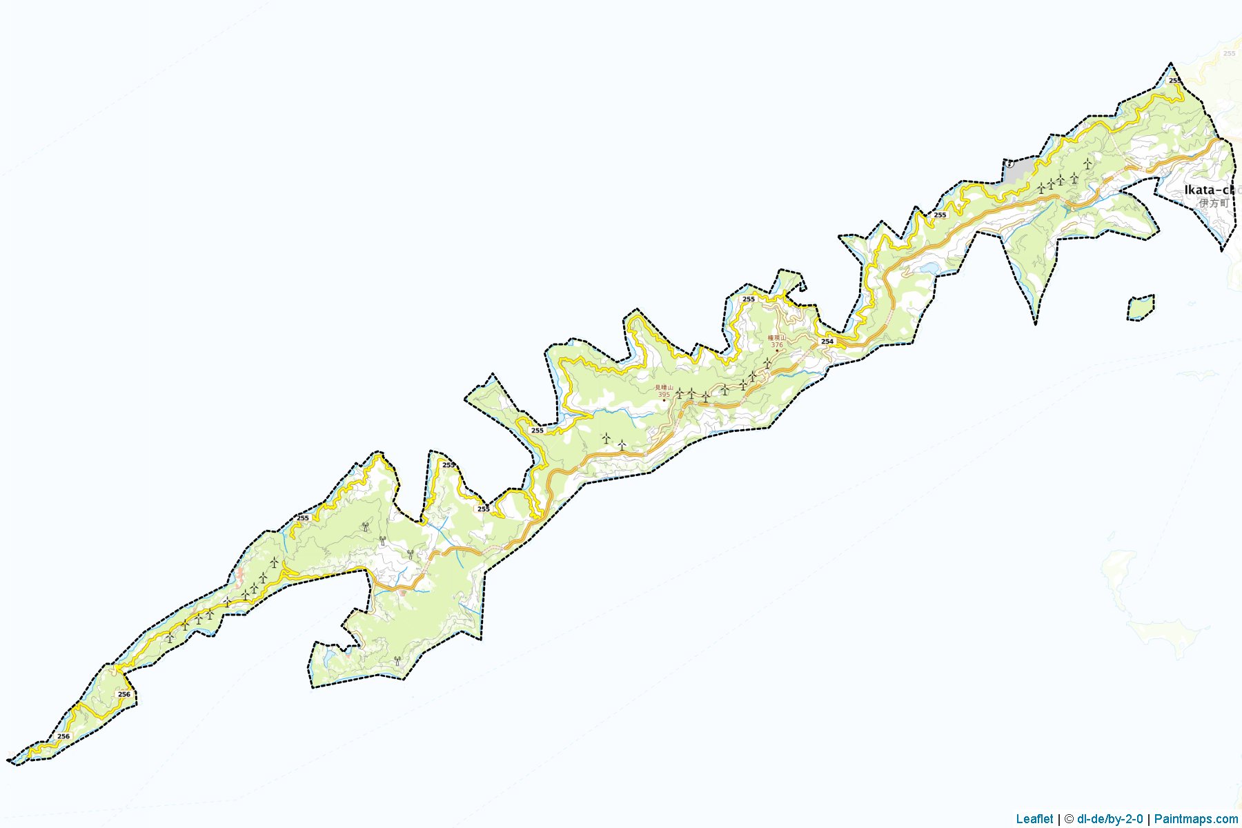 Ikata (Ehime) Haritası Örnekleri-1