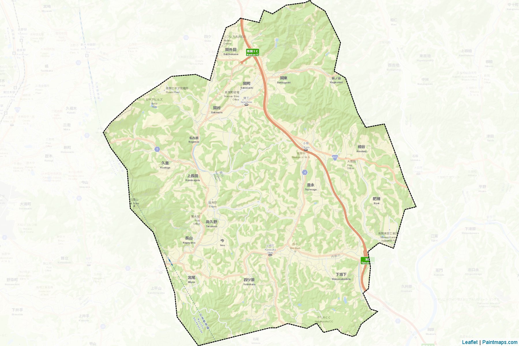 Muestras de recorte de mapas Nankan (Kumamoto)-2