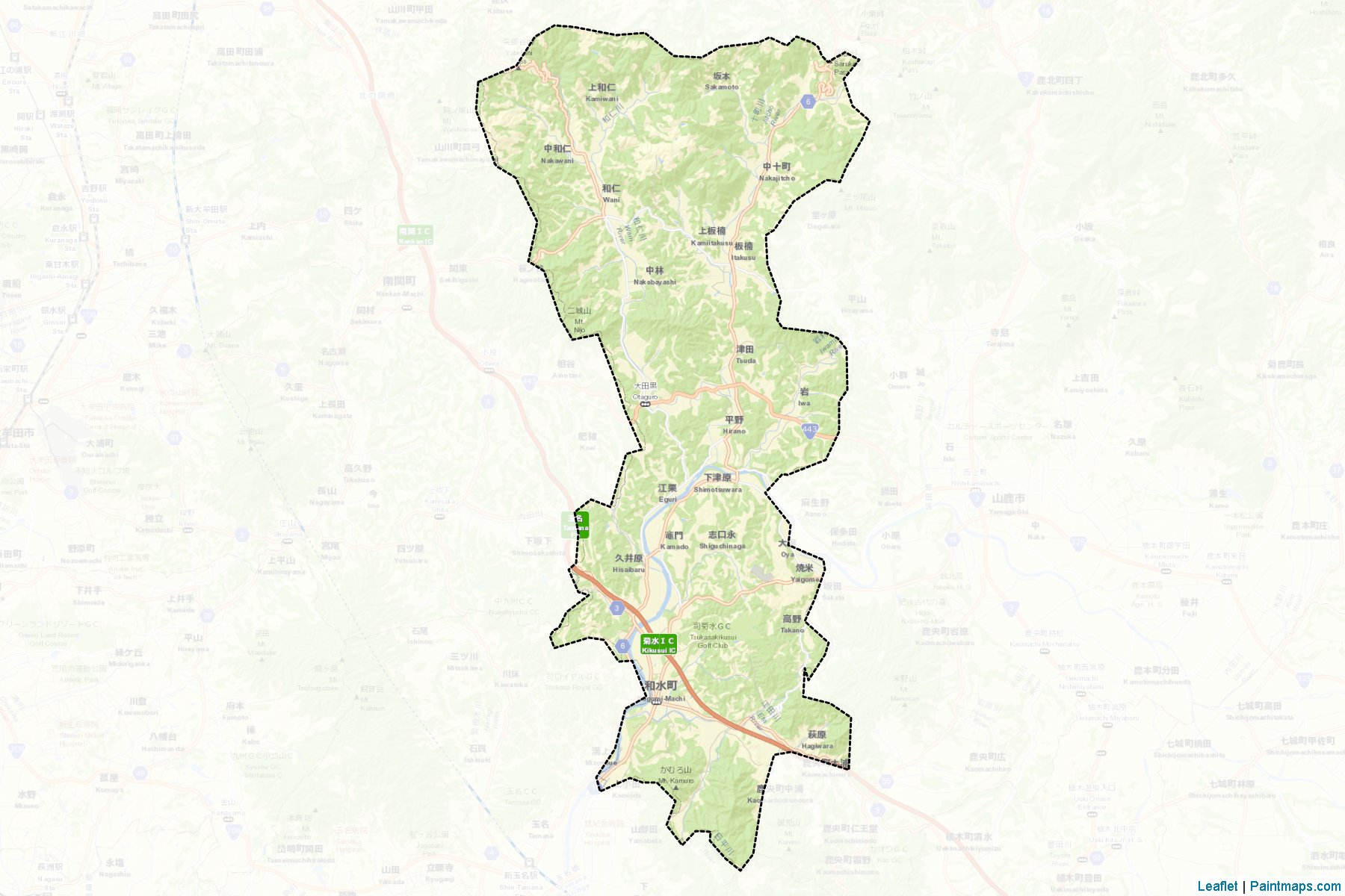 Muestras de recorte de mapas Nagomi (Kumamoto)-2